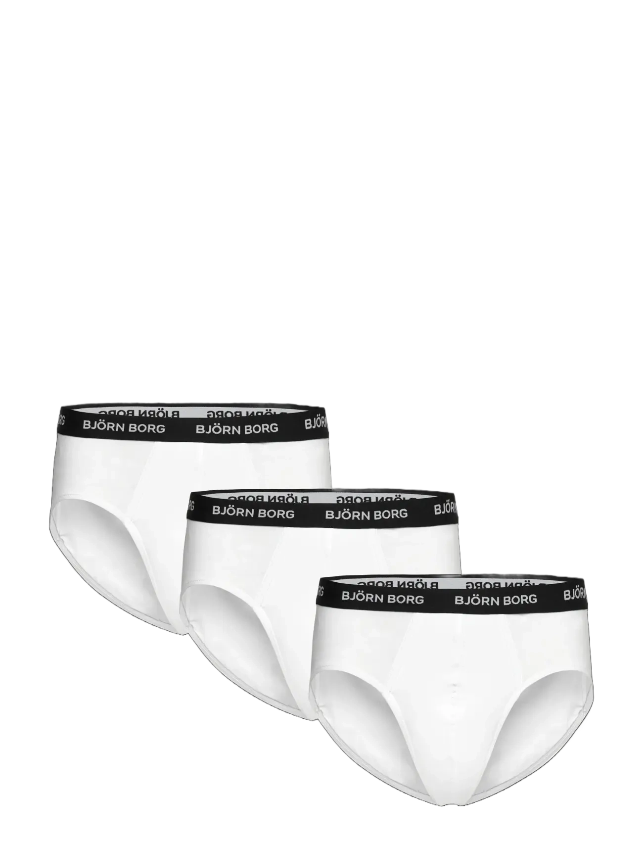 BJÖRN BORG Baumwolle Stretch Brief 3P Weiß - XL - Herren