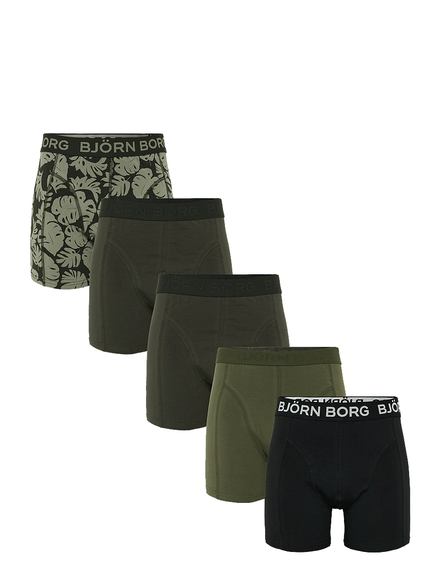 Björn Borg - COTTON STRETCH BOXER 5p - enge boxershorts - multipack 2 - 0