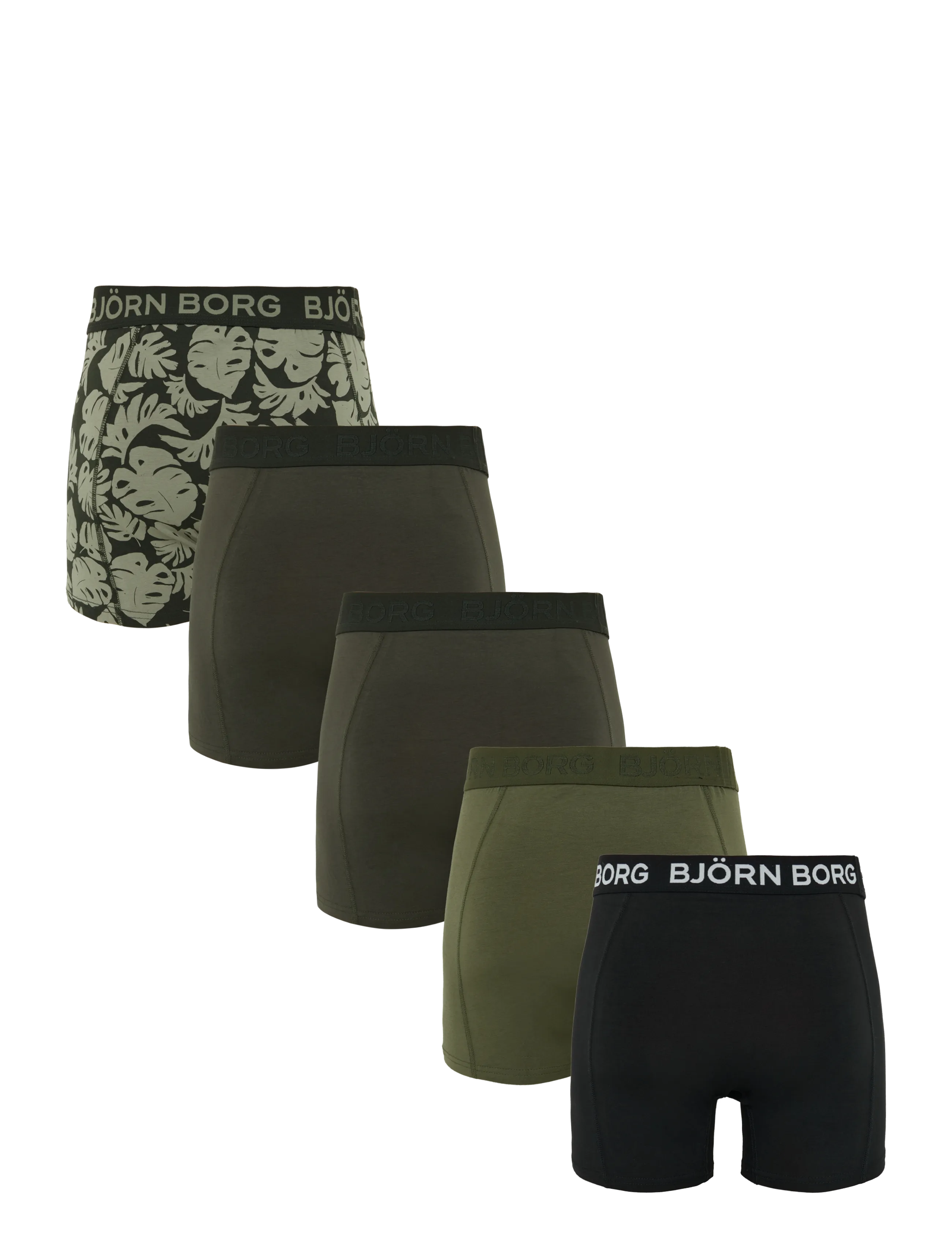 Björn Borg - COTTON STRETCH BOXER 5p - enge boxershorts - multipack 2 - 1