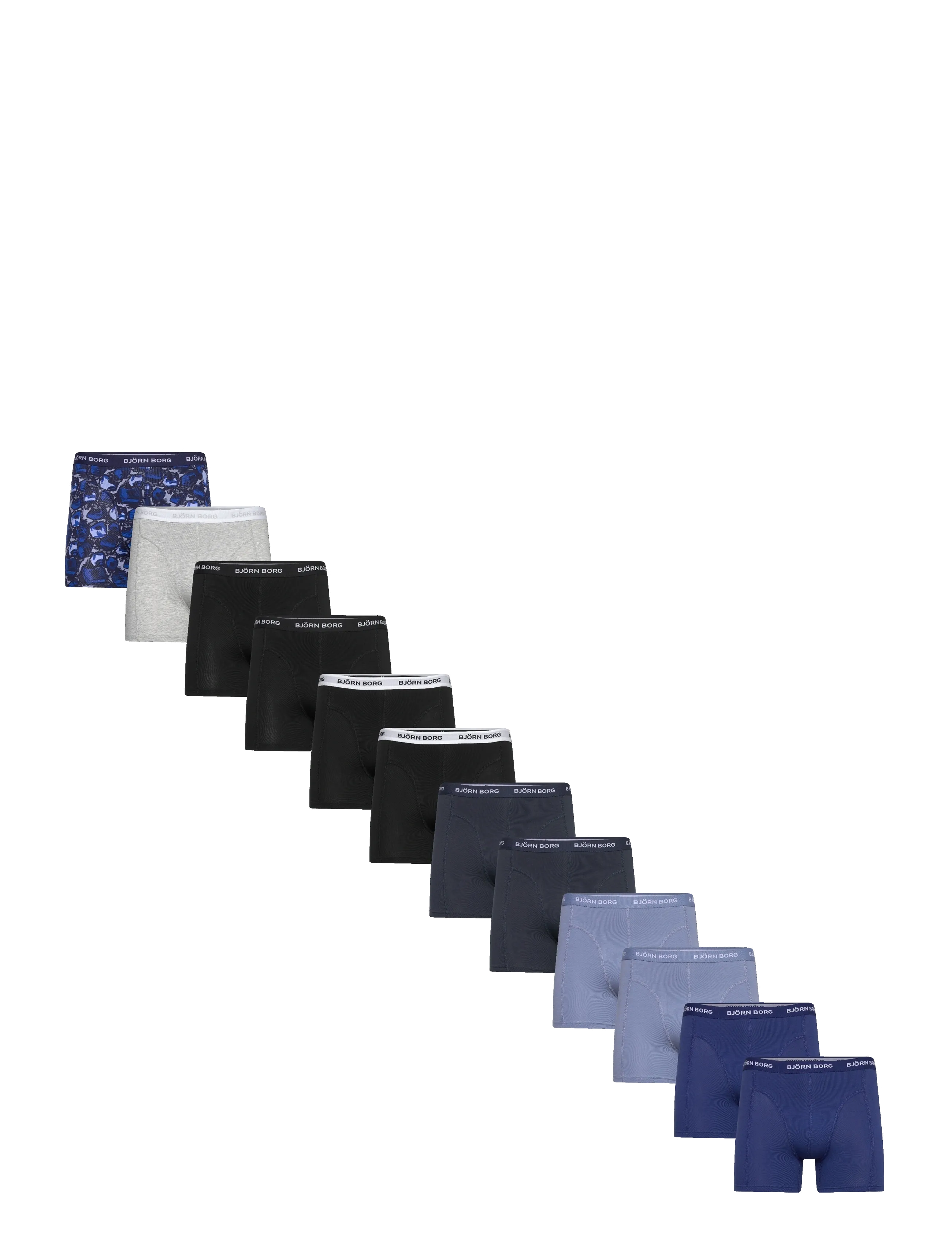 Björn Borg COTTON STRETCH BOXER 12p - Underkläder - MULTIPACK 3 / multi