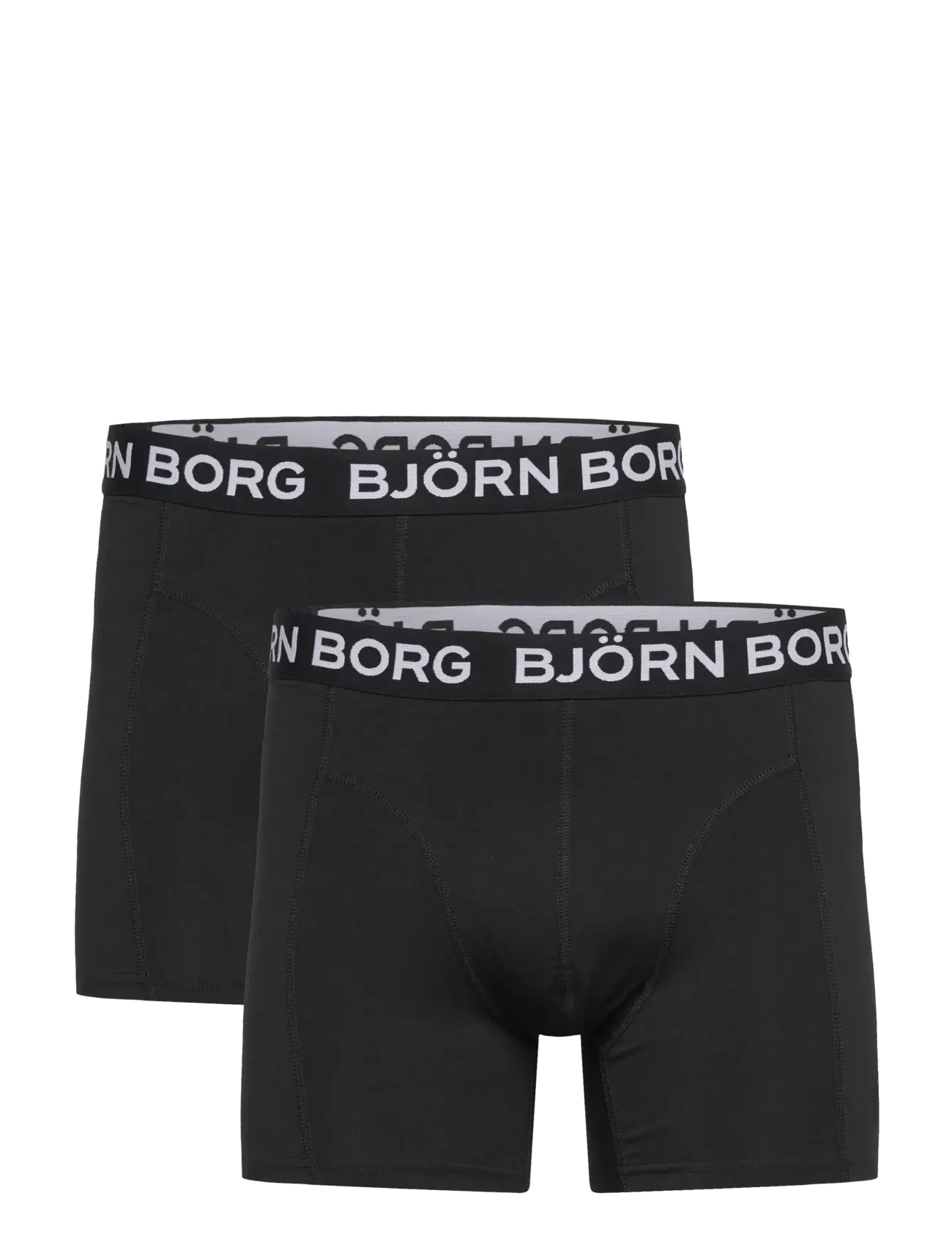Björn Borg Cotton Stretch Boxer 2P, XXL, Underwear, Schwarz - Boxers, Männerswear