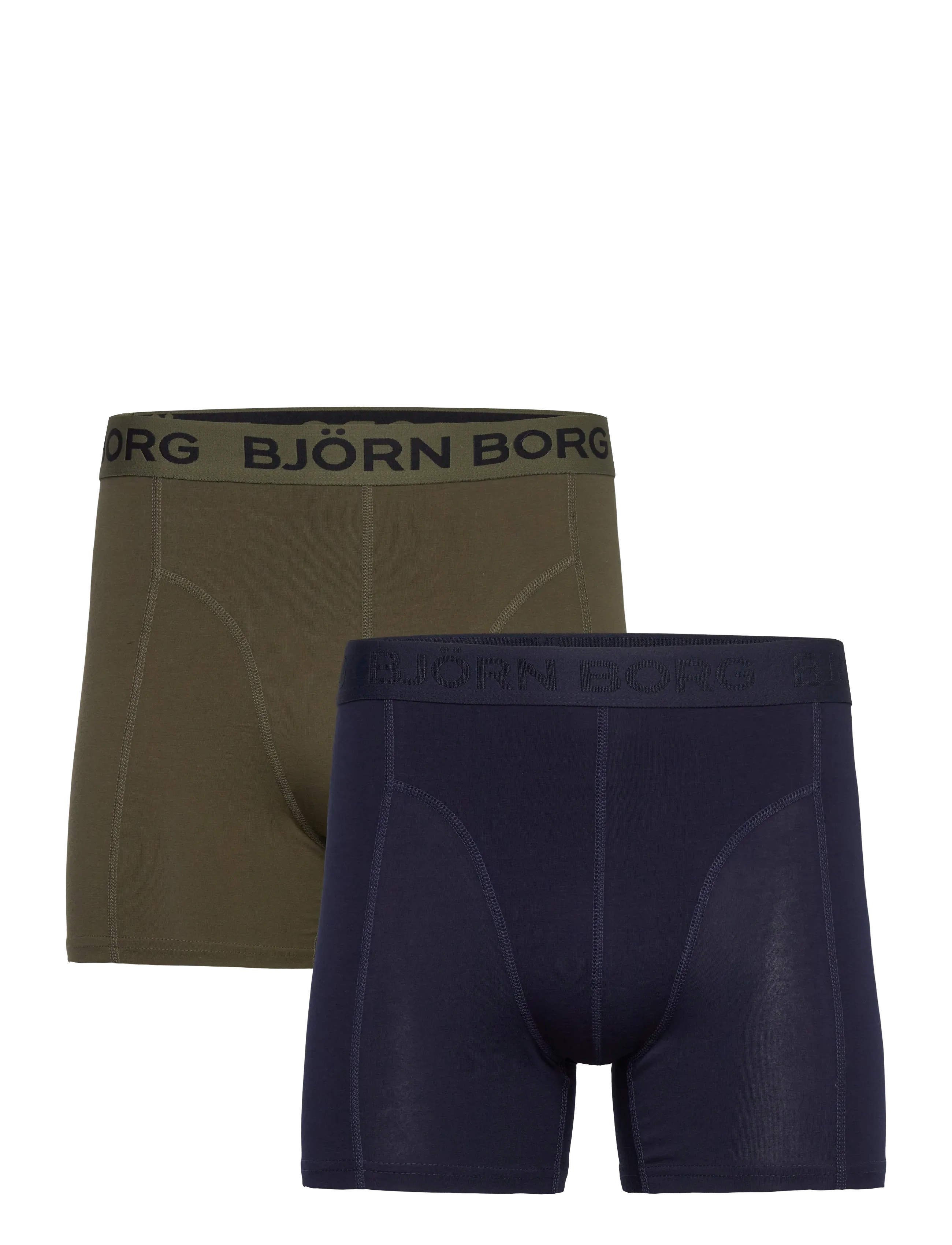 Björn Borg Cotton Stretch Boxer 2P, XXL, Underwear, Mehrfarbig/gemustert - Boxers, Männerswear