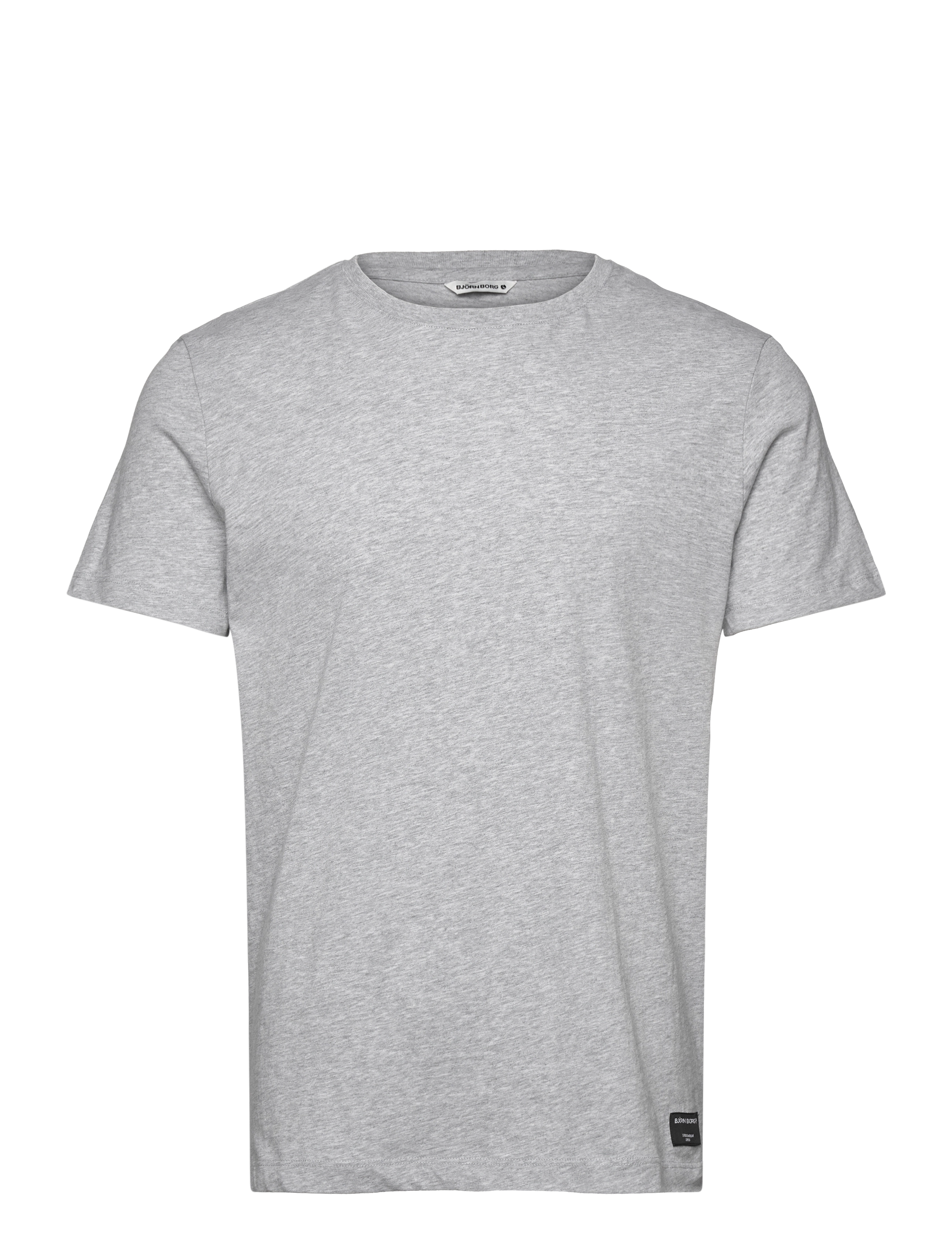 Björn Borg CENTRE T-SHIRT - Kläder - LIGHT GREY MELANGE / grey