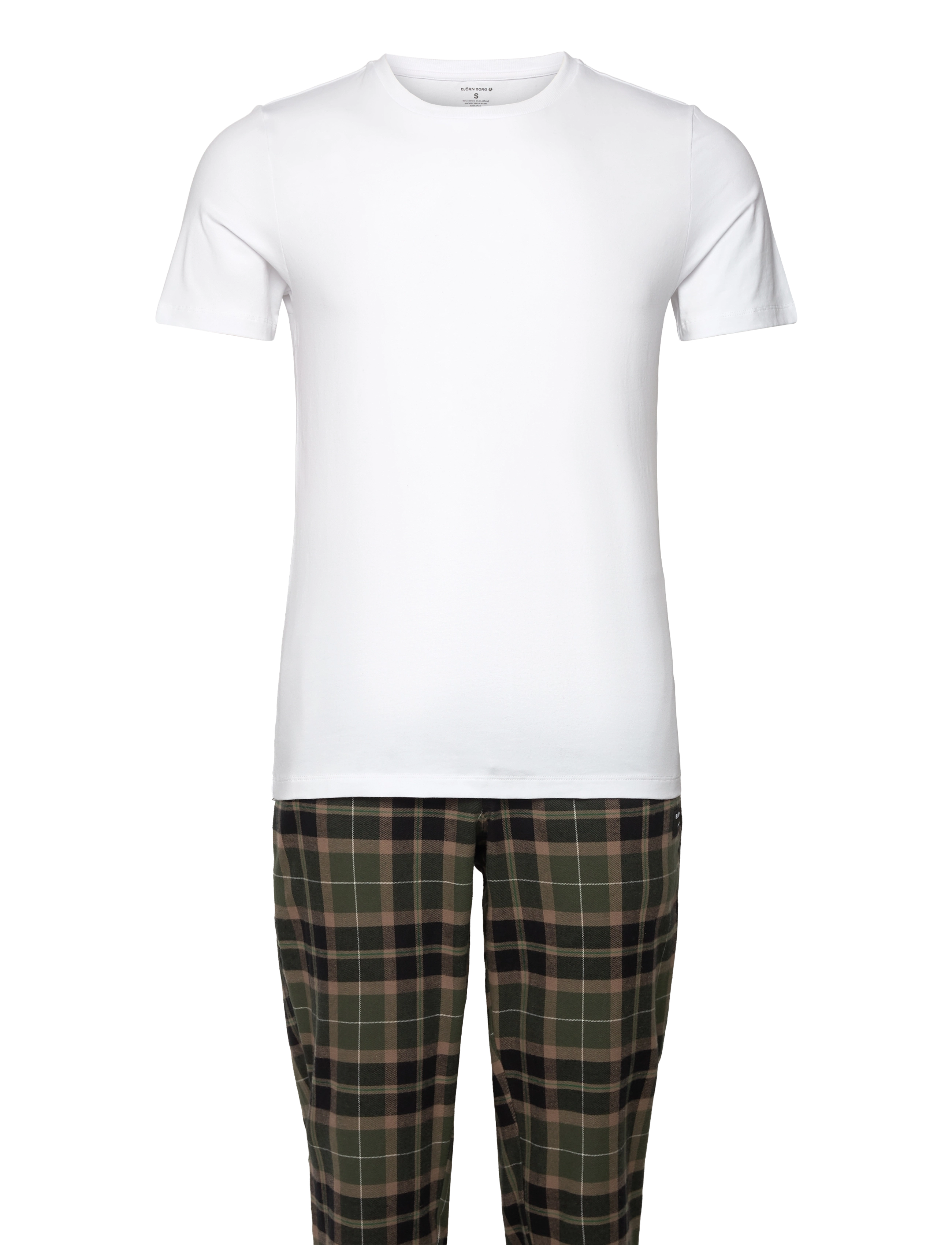Björn Borg CORE FLANNEL SET 2p - Unterwäsche - MULTIPACK 1 / white