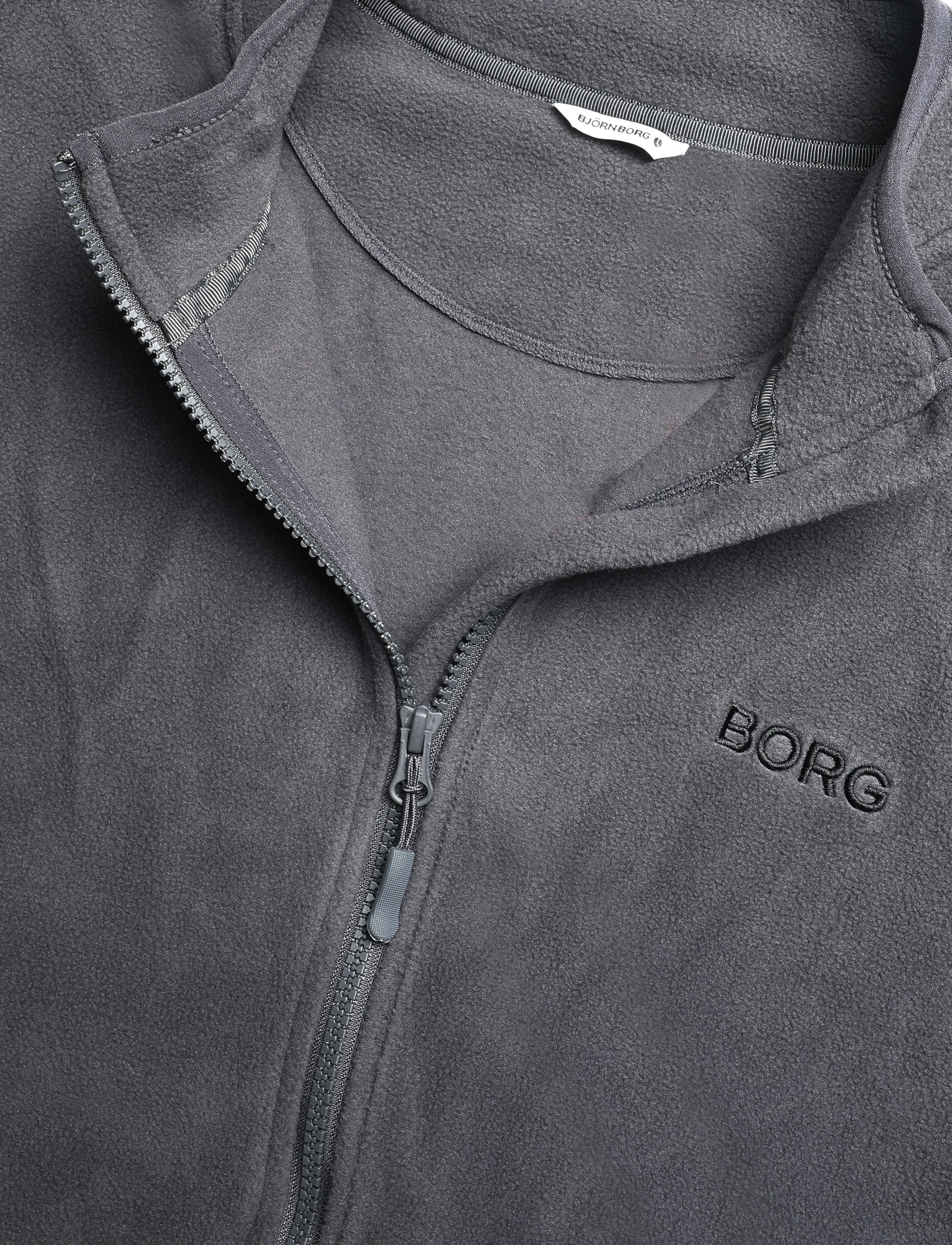 Björn Borg - BORG FULL ZIP FLEECE - fleece & midlayer - asphalt - 2