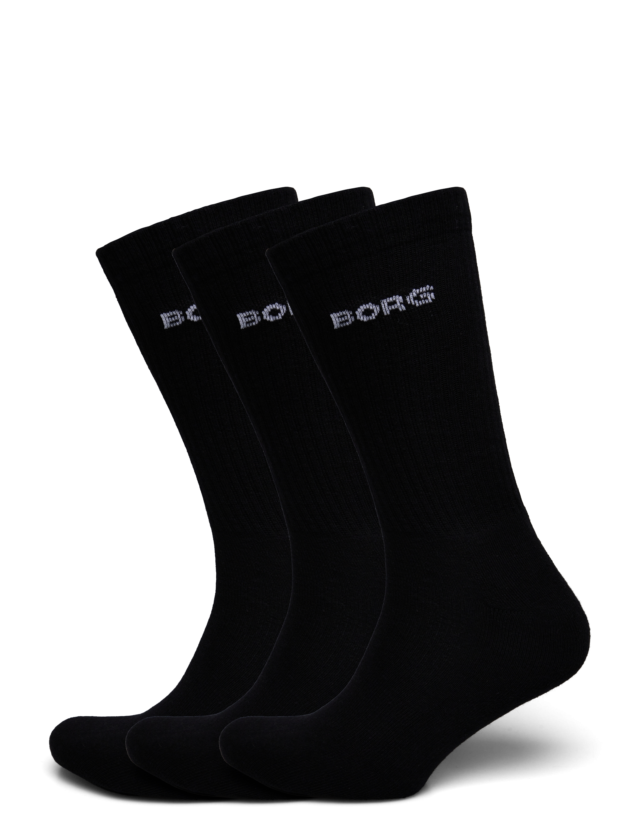 Björn Borg ESSENTIAL CREW SOCK 3p - Sokid - MULTIPACK 2 / black