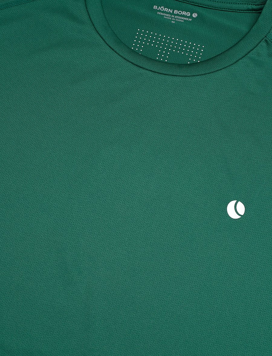 Björn Borg - ACE MESH PANEL TANK - tank tops - posy green - 2