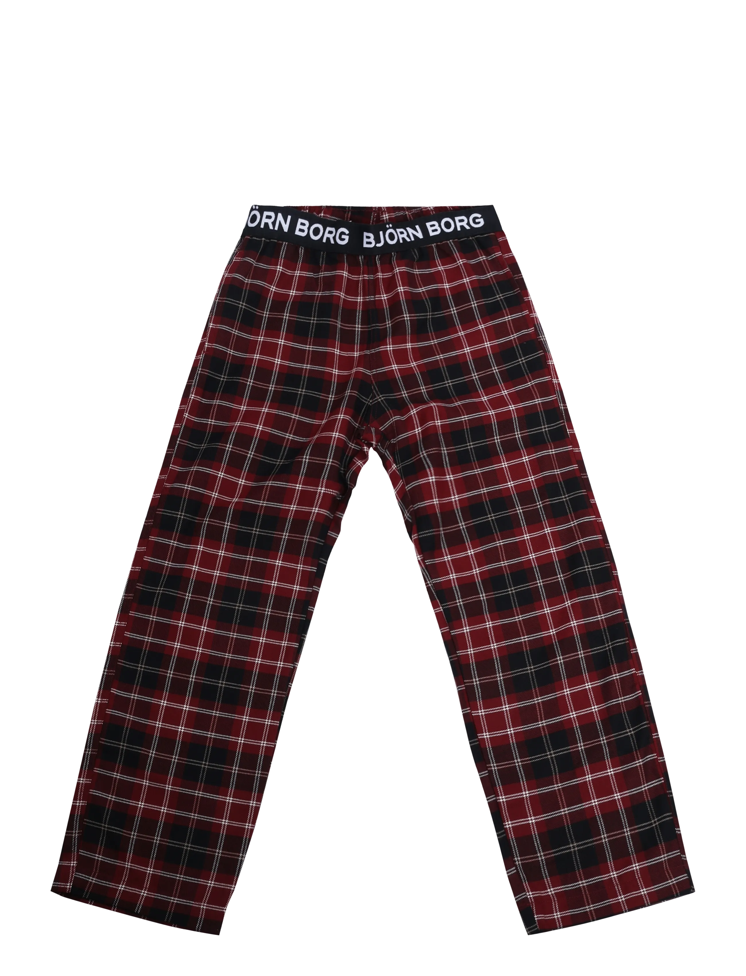 Björn Borg CORE FLANNEL PYJAMA PANTS - Shop efter størrelse - BB FOREST TARTAN 11 / burgundy