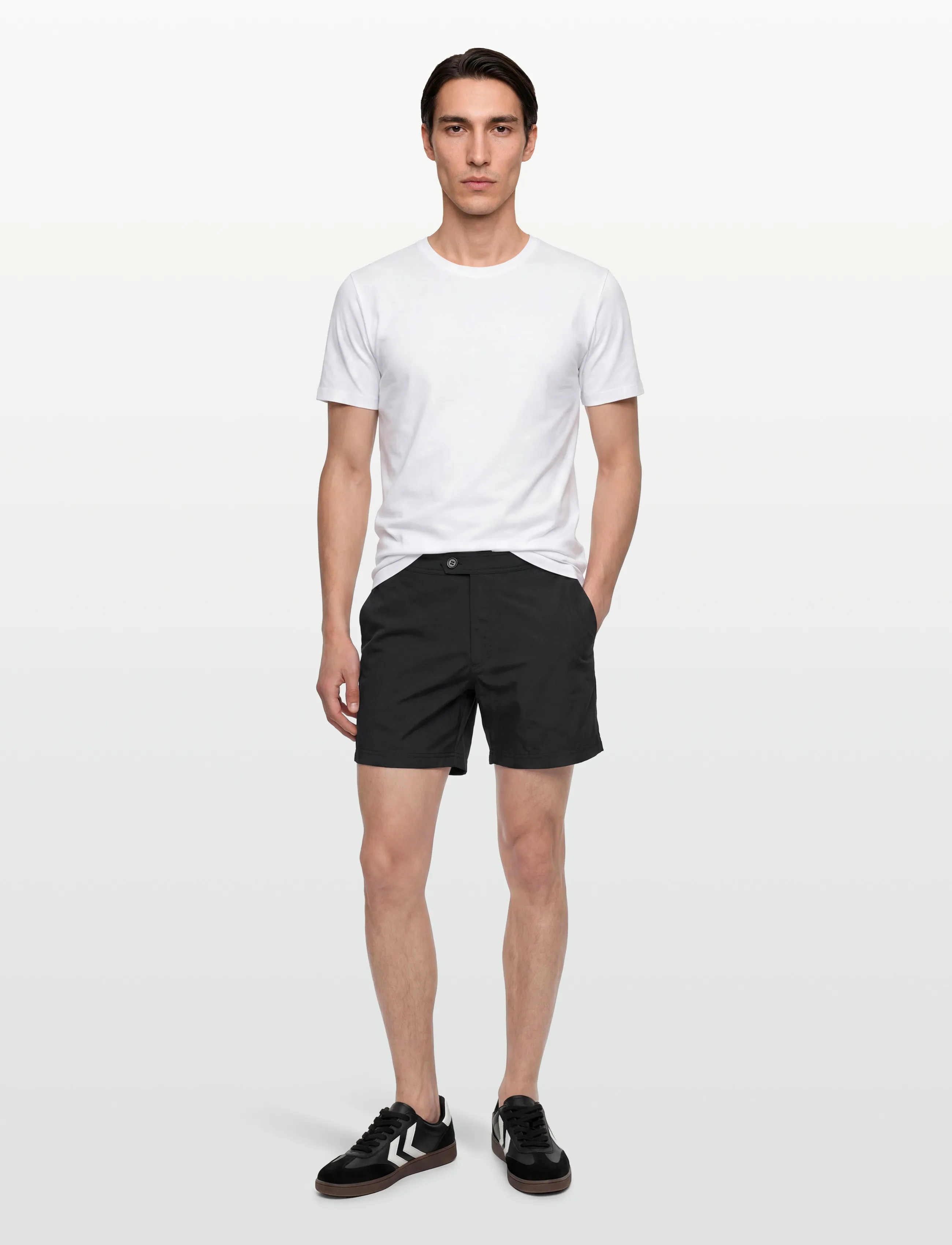 Björn Borg Borg Tailored Swim Shorts, Mænd, Skræddersyede Badeshorts, Sort, Str: XXL