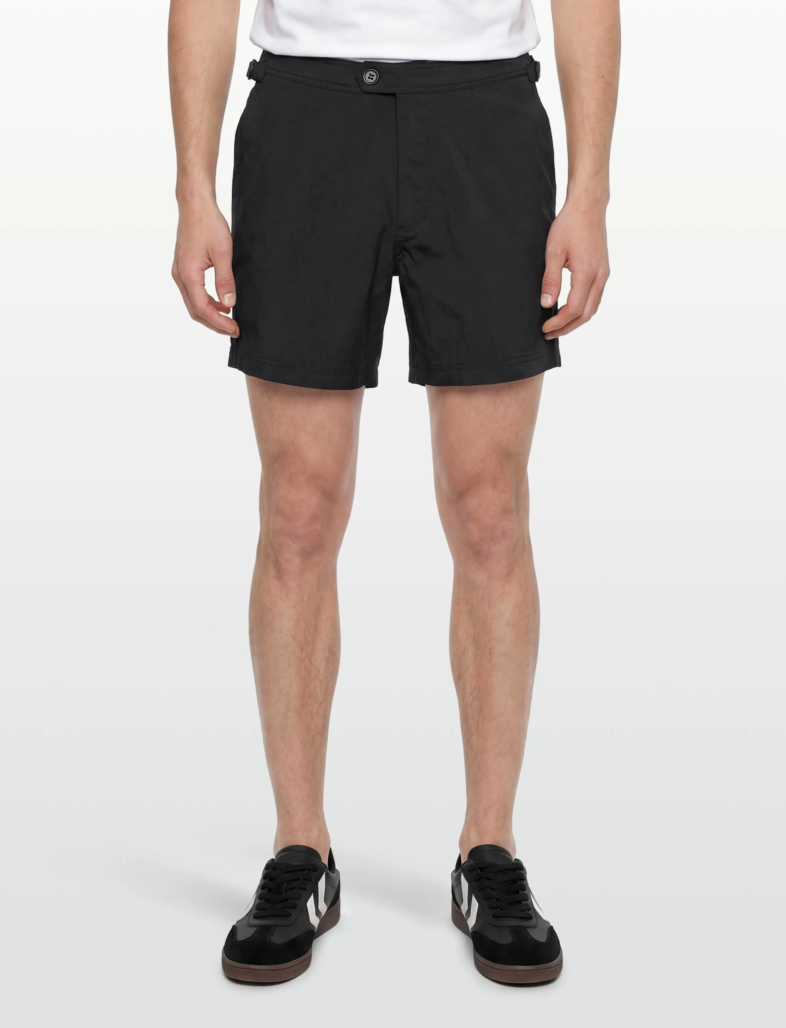 Björn Borg - BORG TAILORED SWIM SHORTS - szorty kąpielowe - black beauty - 3