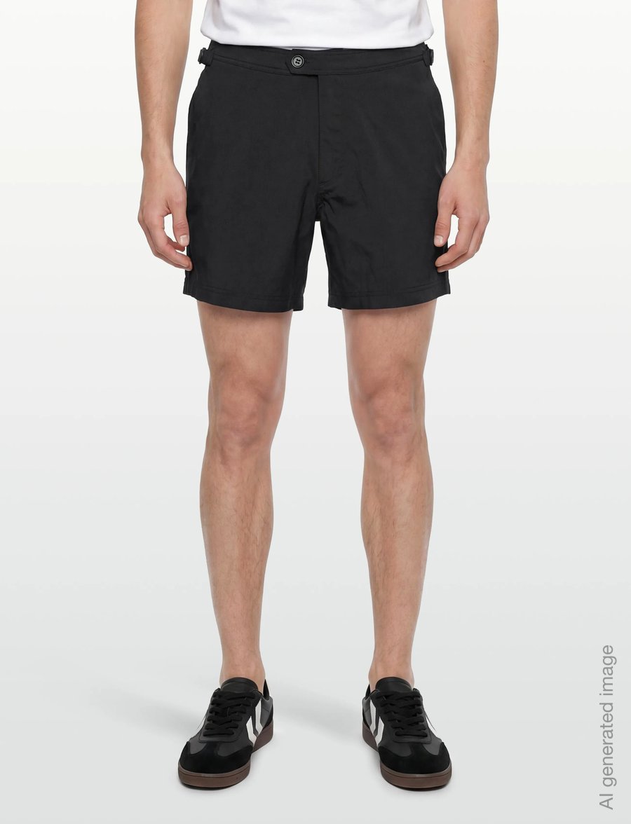 Björn Borg - BORG TAILORED SWIM SHORTS - badehose - black beauty - 3