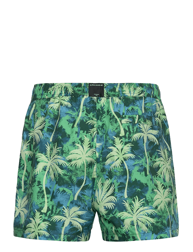 Björn Borg - BORG PRINT SWIM SHORTS - swim shorts - bb palm paradise big 1 - 1