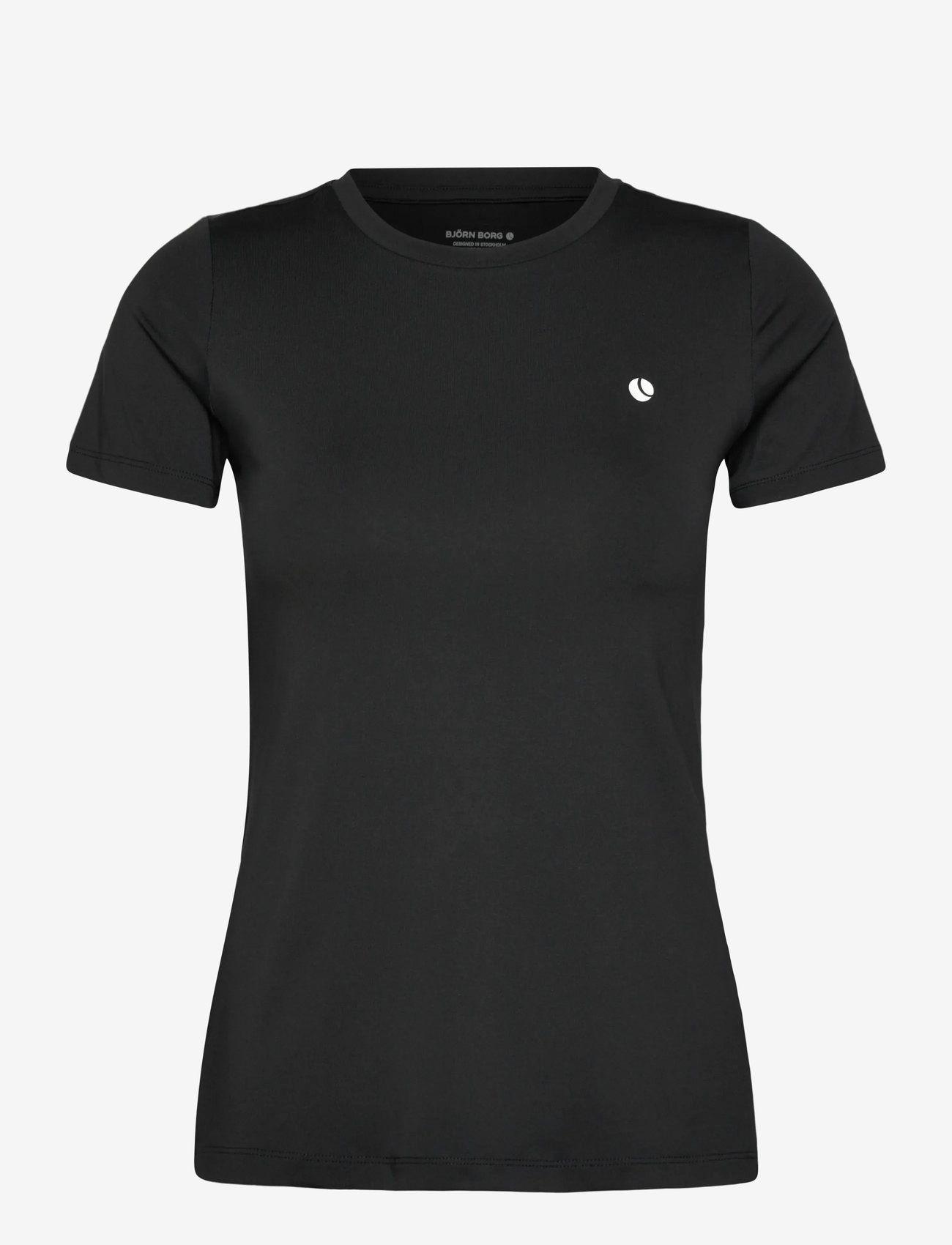 Björn Borg - ACE SLIM T-SHIRT - t-shirts - black beauty - 0