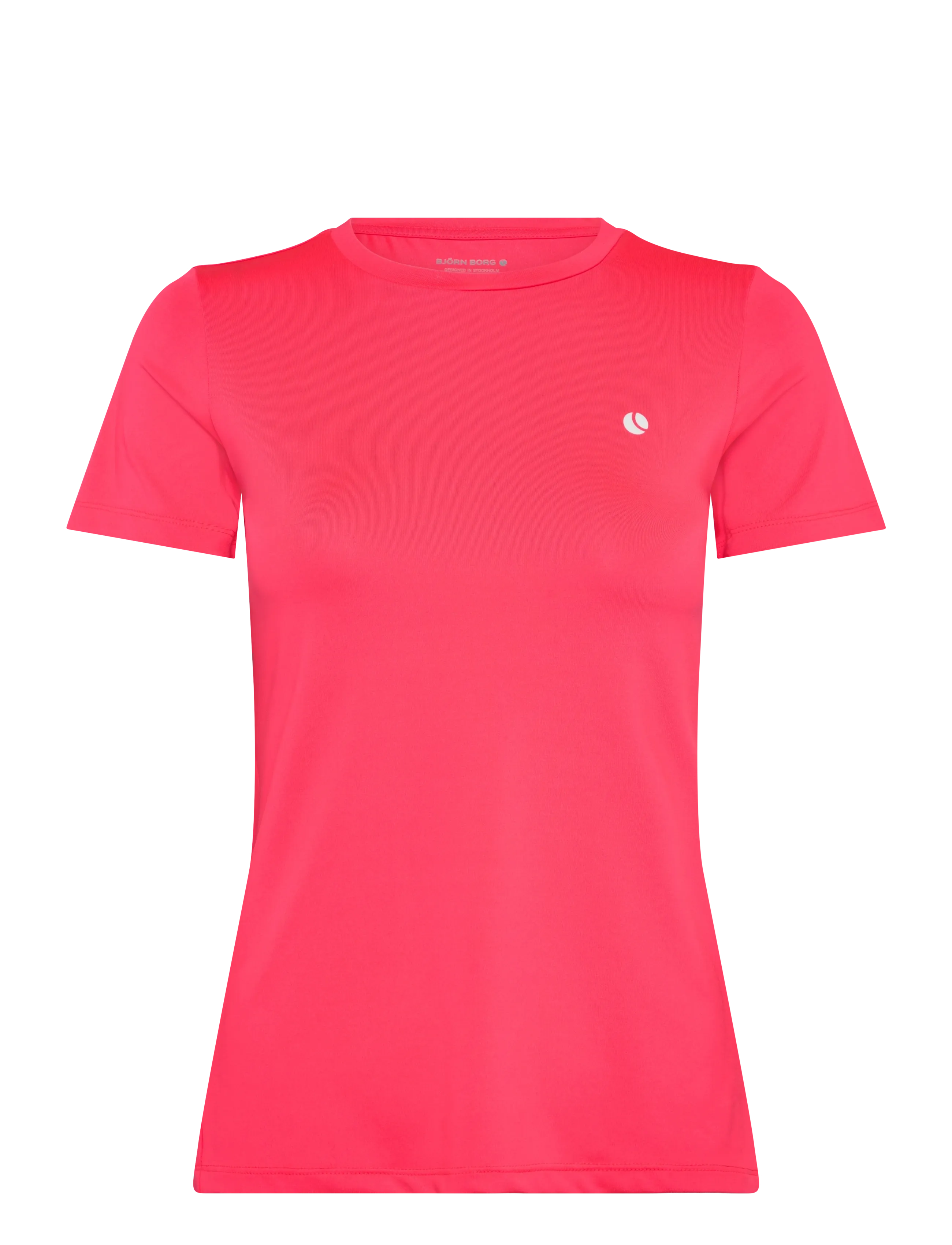 Björn Borg ACE SLIM T-SHIRT - Överdelar - DIVA PINK / pink/rose