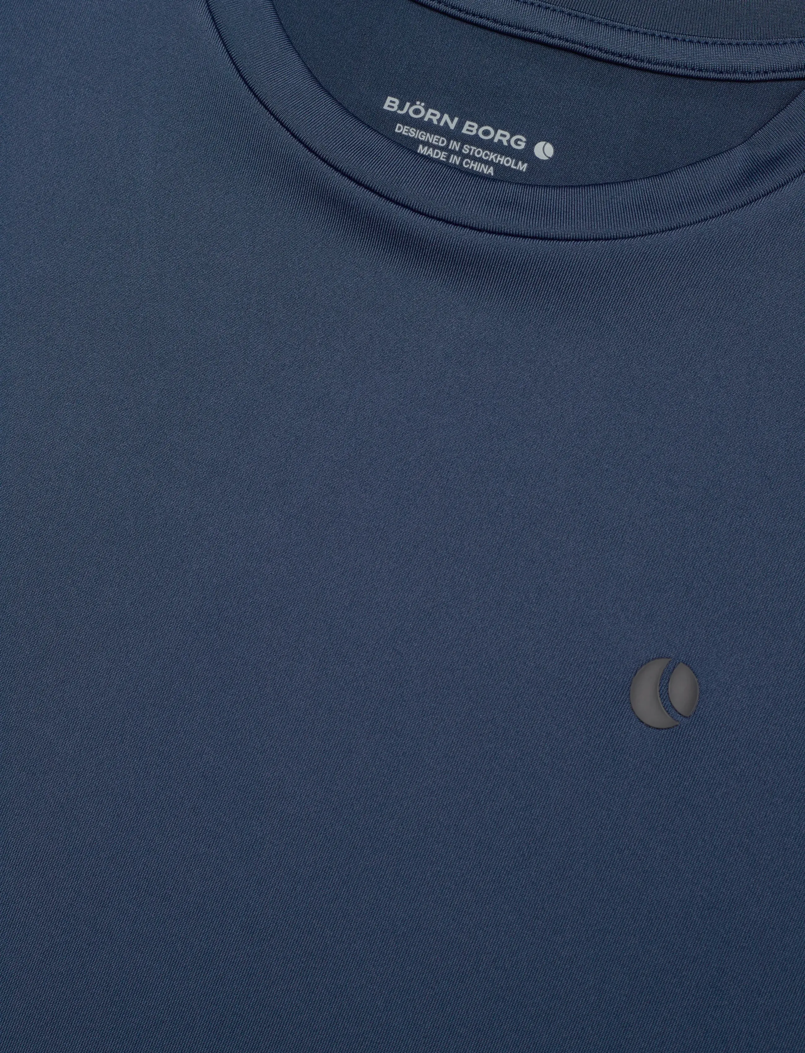 Björn Borg - ACE SLIM T-SHIRT - stuttermarbolir - sargasso sea - 2