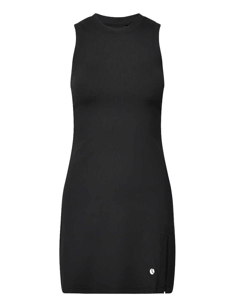 Björn Borg - ACE RIBBED DRESS - dresses & skirts - black beauty - 0