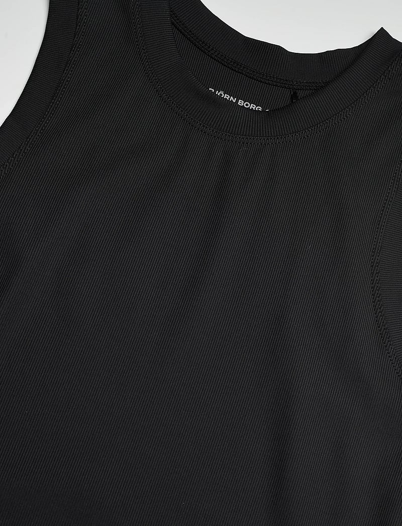 Björn Borg - ACE RIBBED DRESS - klänningar & kjolar - black beauty - 2