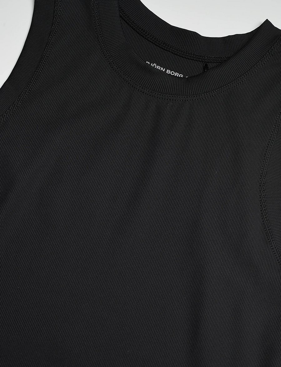 Björn Borg - ACE RIBBED DRESS - dresses & skirts - black beauty - 2