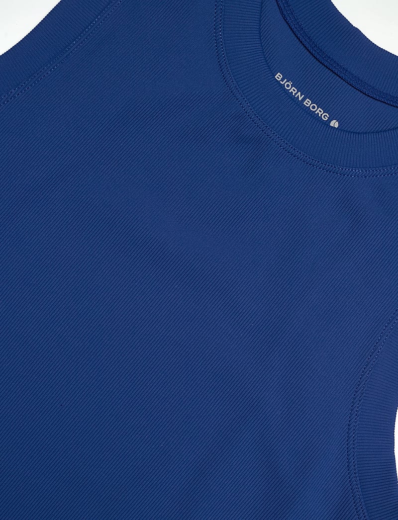 Björn Borg - ACE RIBBED DRESS - kjoler & nederdele - monaco blue - 2