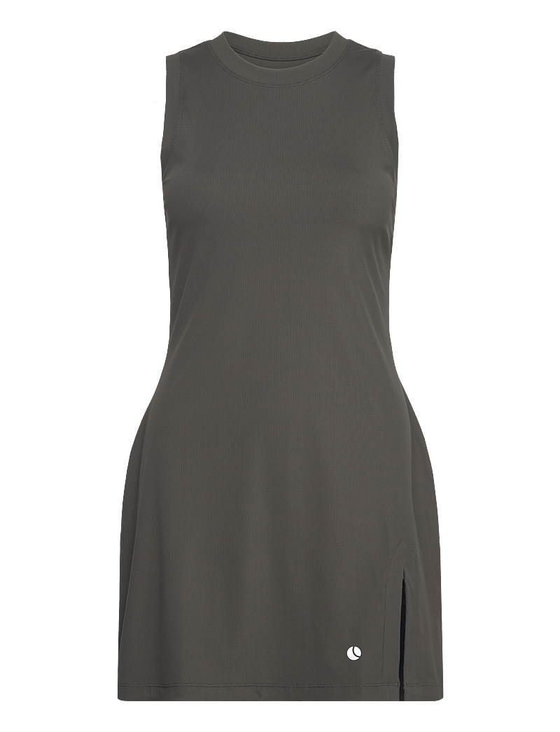 Björn Borg - ACE RIBBED DRESS - kjoler & nederdele - peat - 0