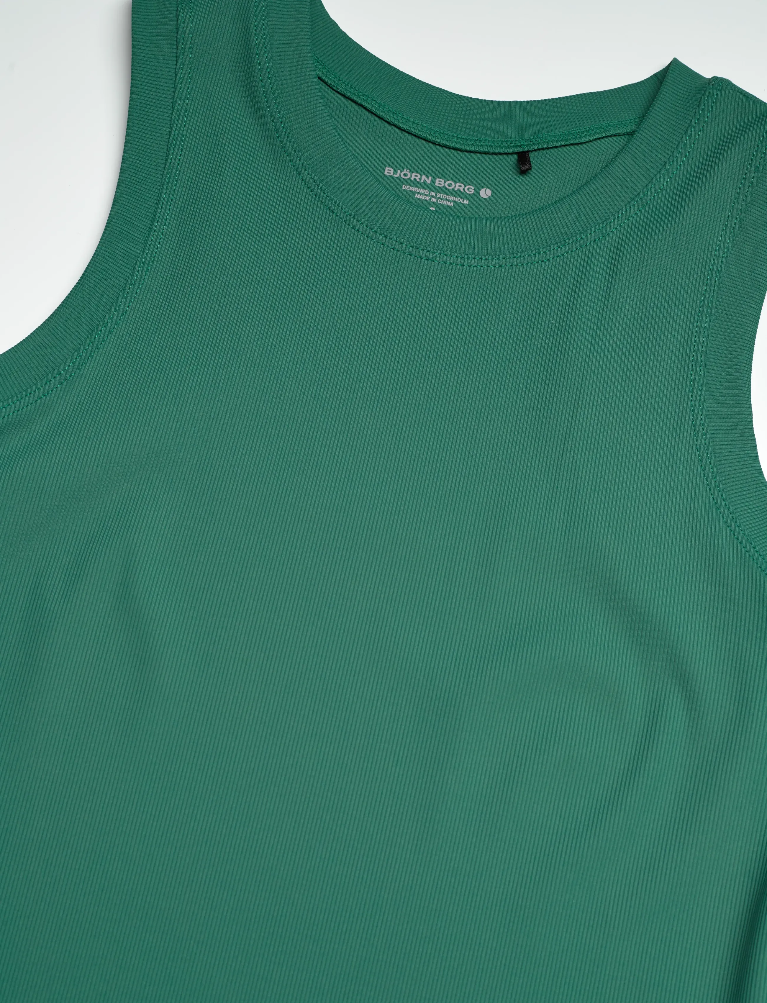 Björn Borg - ACE RIBBED DRESS - mekot & hameet - posy green - 3