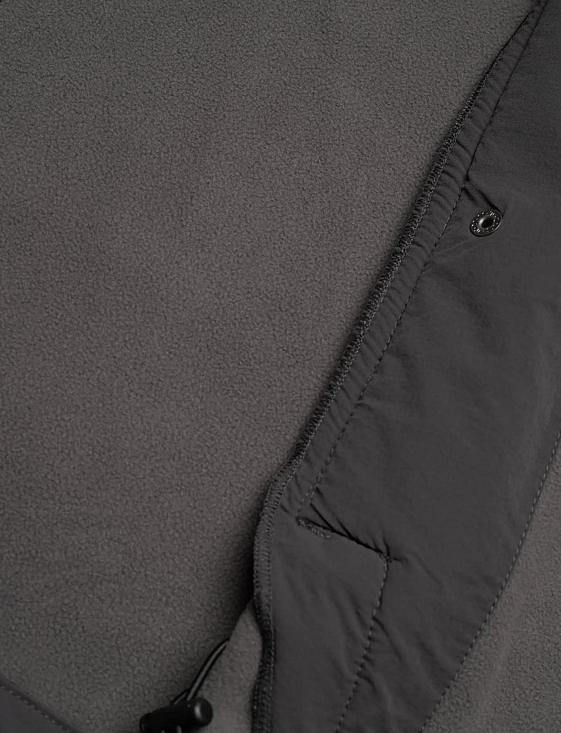 Björn Borg - BORG FLEECE HYBRID JACKET - fleece og mellemlag - asphalt - 4