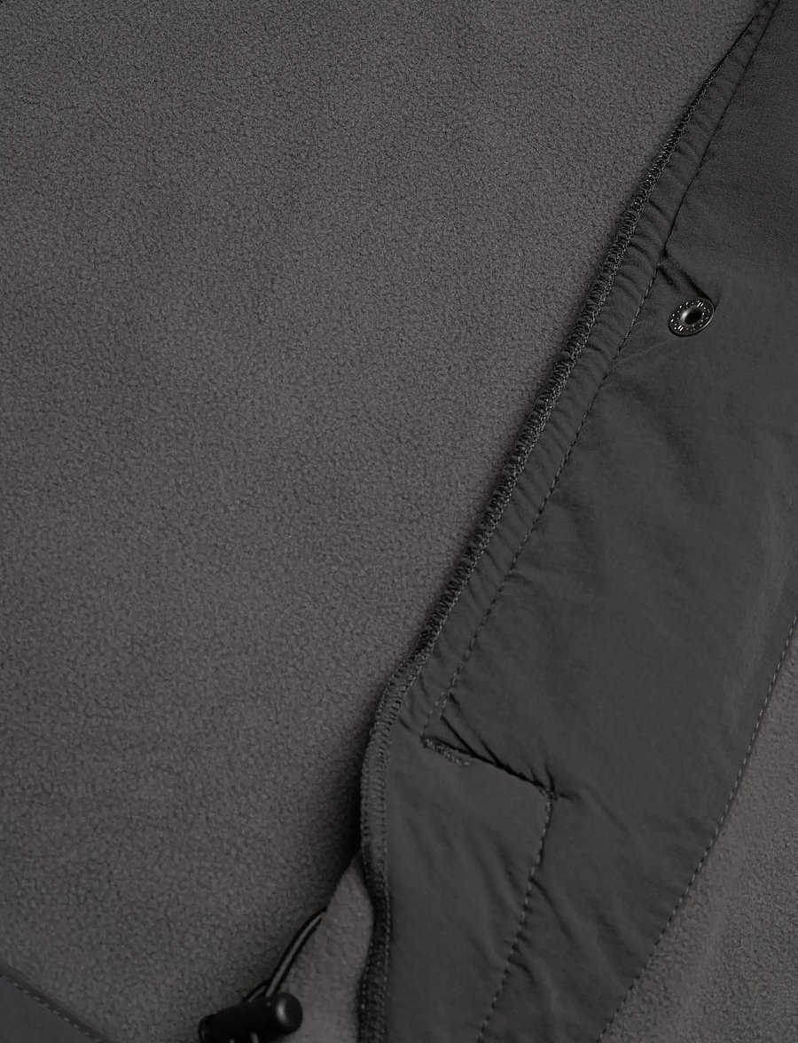 Björn Borg - BORG FLEECE HYBRID JACKET - fleece & midlayer - asphalt - 4