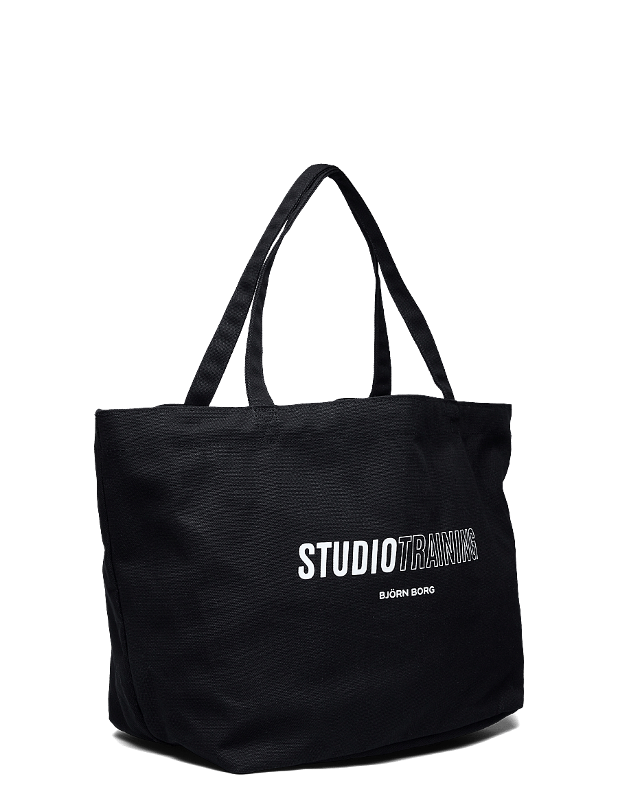 Björn Borg - BORG CANVAS TOTE - tragetaschen - black beauty - 2