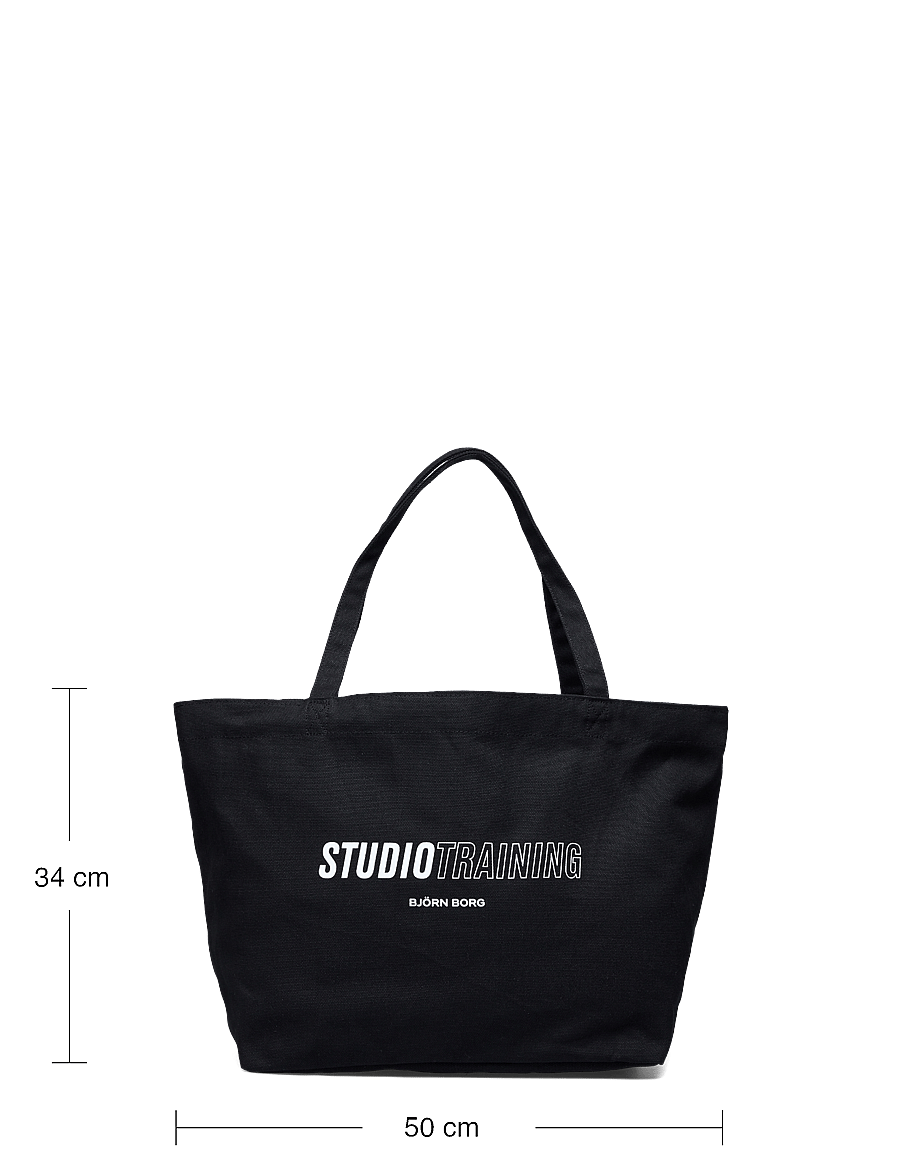 Björn Borg - BORG CANVAS TOTE - tragetaschen - black beauty - 4