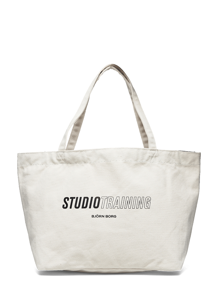 Björn Borg - BORG CANVAS TOTE - tragetaschen - egret - 0