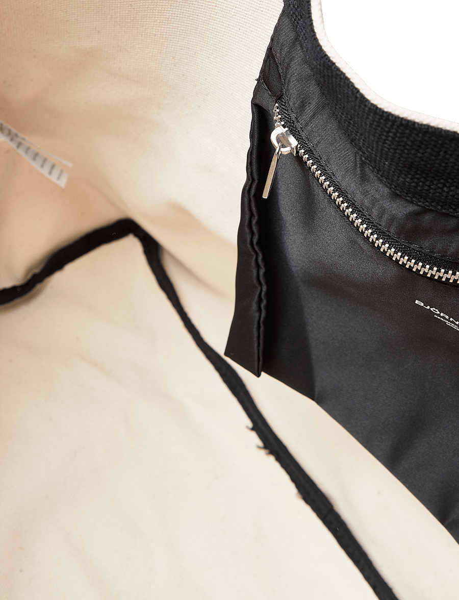 Björn Borg - BORG CANVAS TOTE - tragetaschen - egret - 3