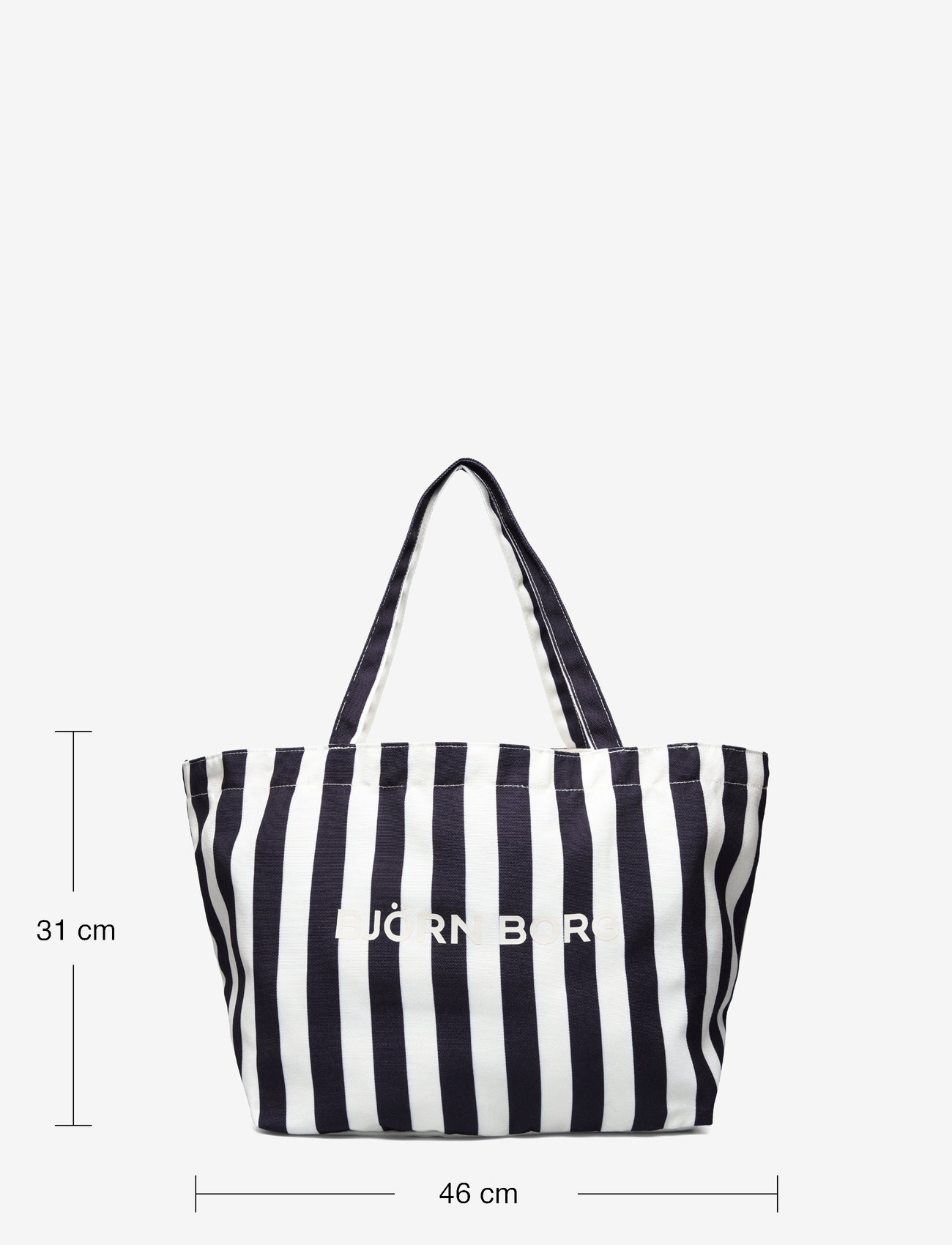 Björn Borg - BORG BEACH TOTE M - tote krepšiai - black beauty - 4