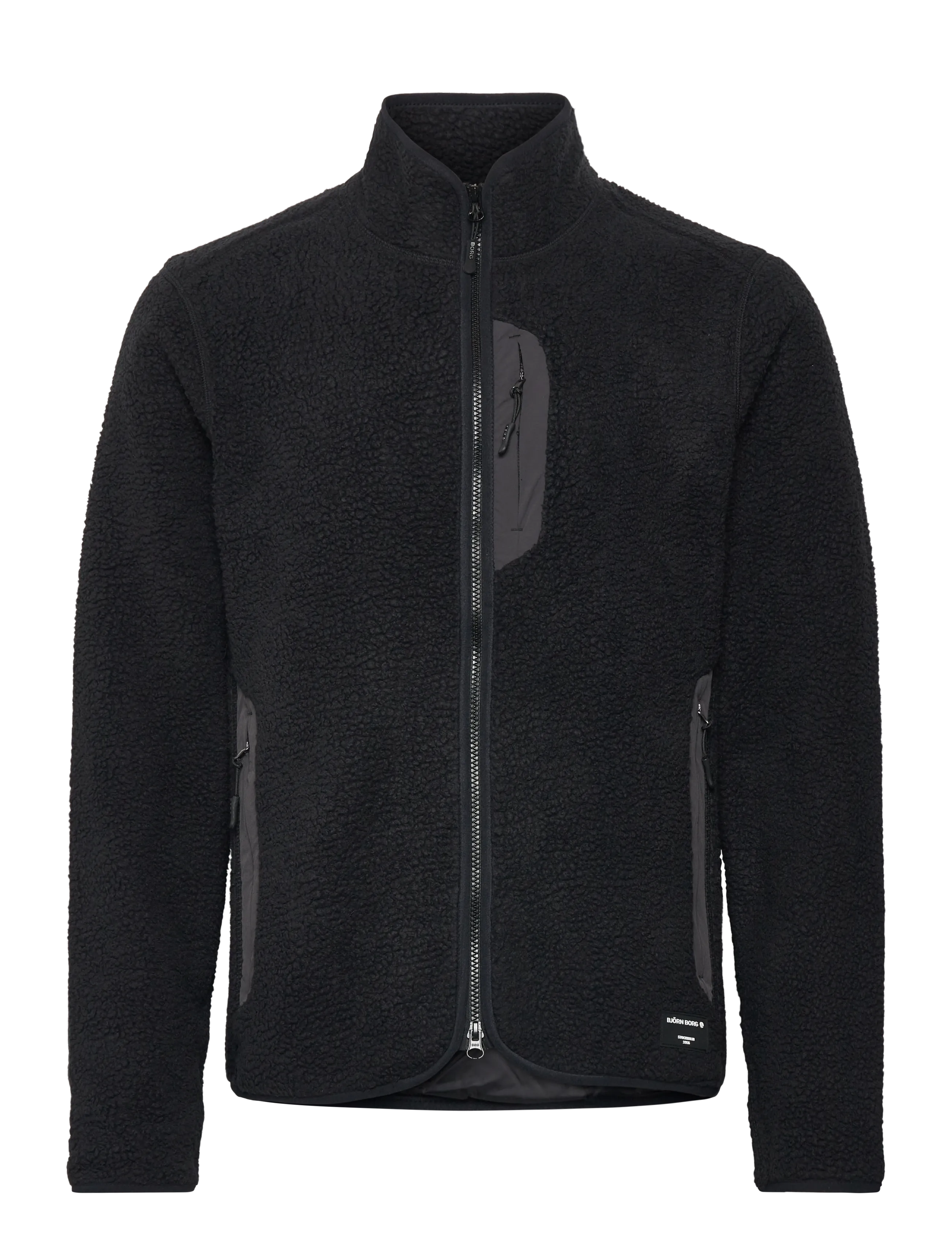BJÖRN BORG Centre Pile Jacke Schwarz - S - Herren