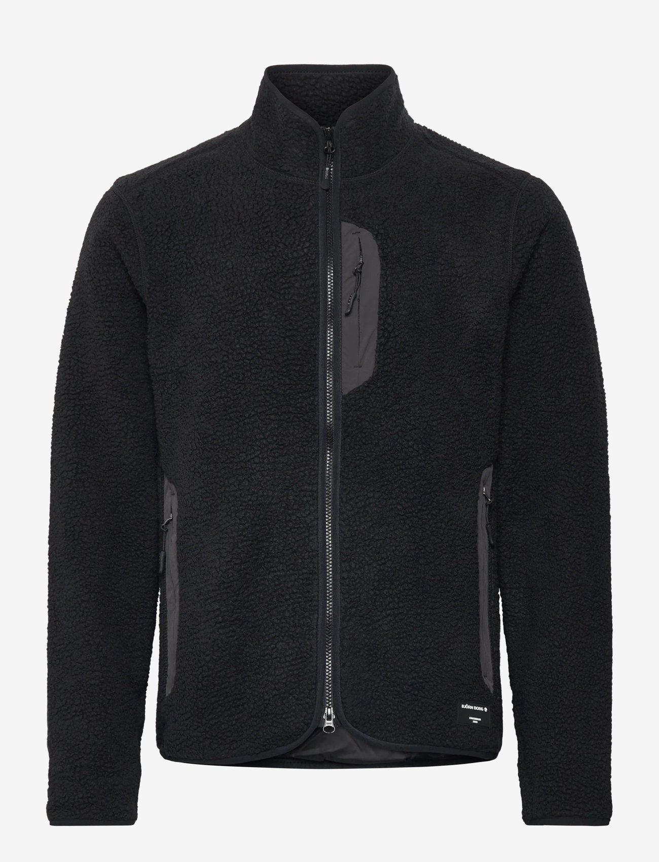 Björn Borg - CENTRE PILE JACKET - fleece - black beauty - 0