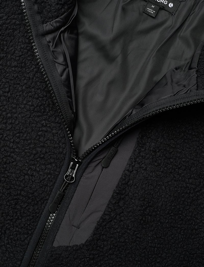 Björn Borg - CENTRE PILE JACKET - fleece & mellanlager - black beauty - 2