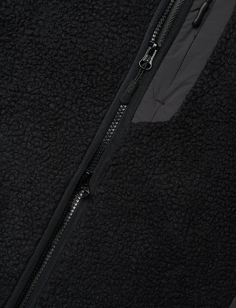 Björn Borg - CENTRE PILE JACKET - fleece & mellanlager - black beauty - 3
