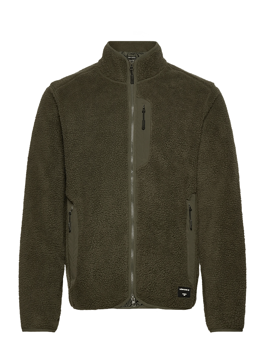 Björn Borg - CENTRE PILE JACKET - flīss un vidējie slāņi - forest night - 0