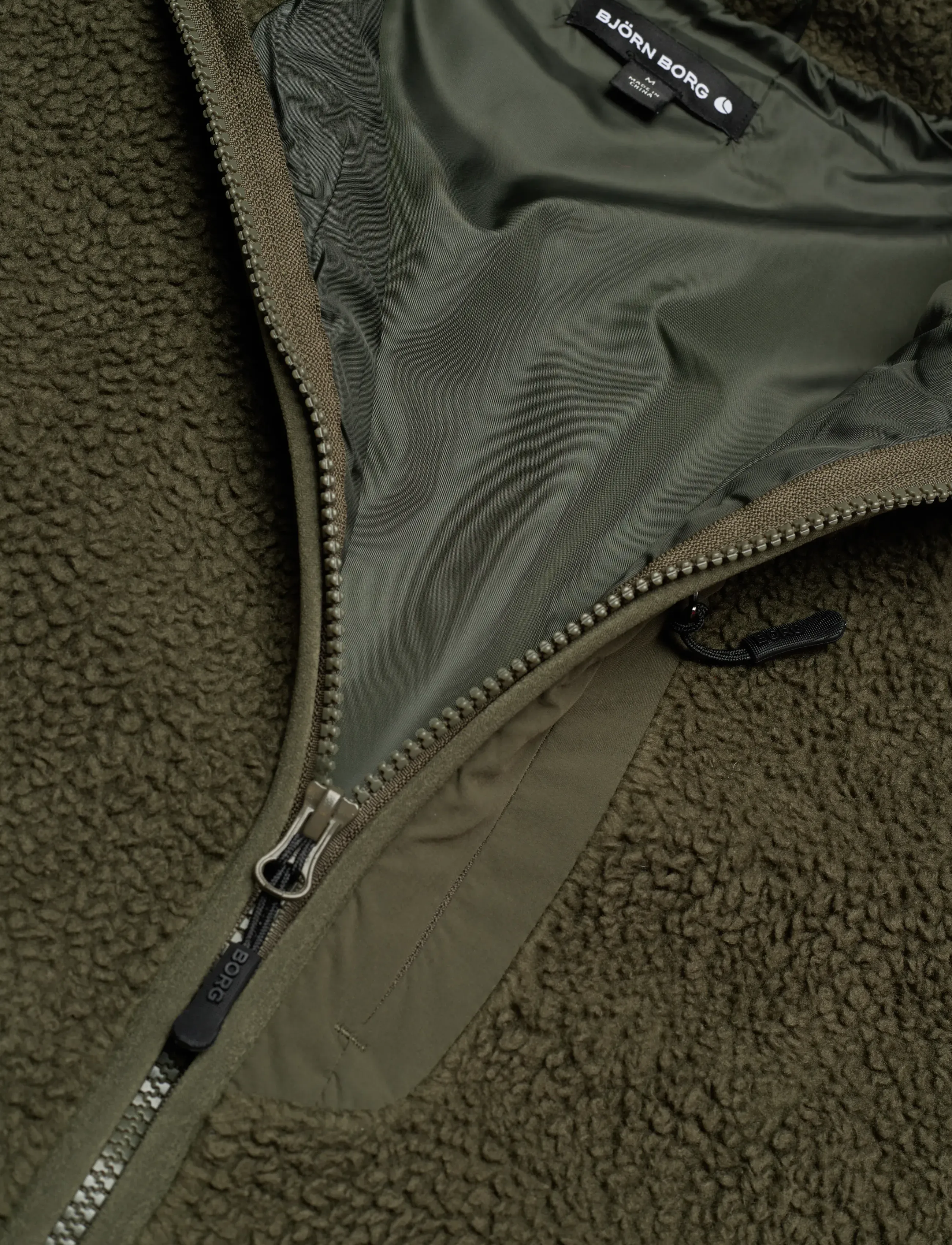 Björn Borg - CENTRE PILE JACKET - fliis - forest night - 2