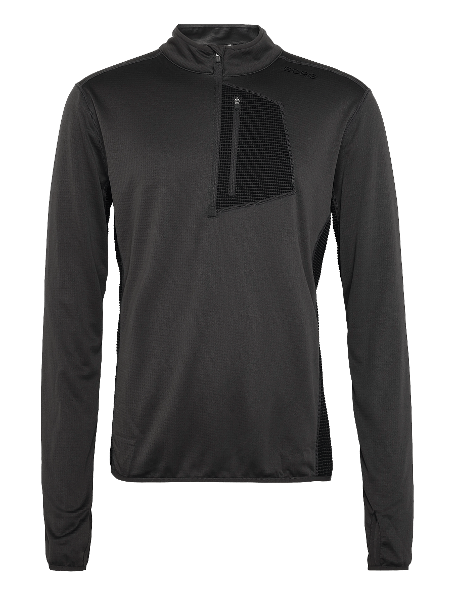 Björn Borg - BORG FLEECE MIDLAYER - fleece & midlayer - asphalt - 0