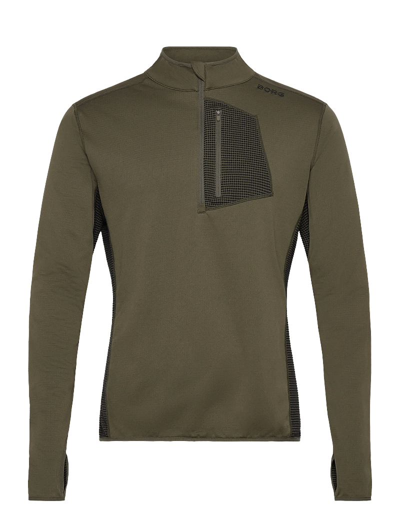 Björn Borg - BORG FLEECE MIDLAYER - fleece & midlayer - forest night - 0