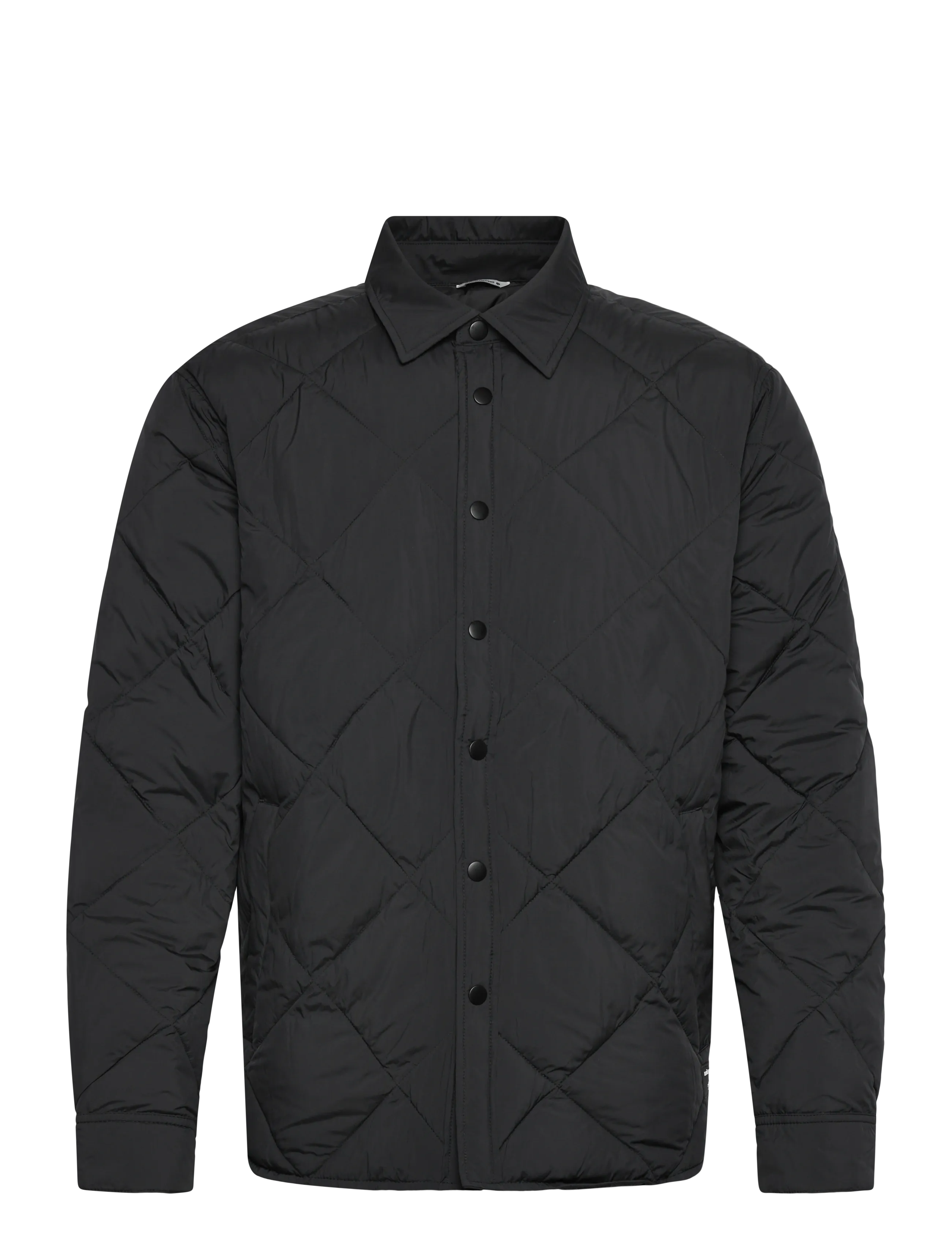 Björn Borg CENTRE QUILTED OVERSHIRT - Alussärgid - BLACK BEAUTY / black