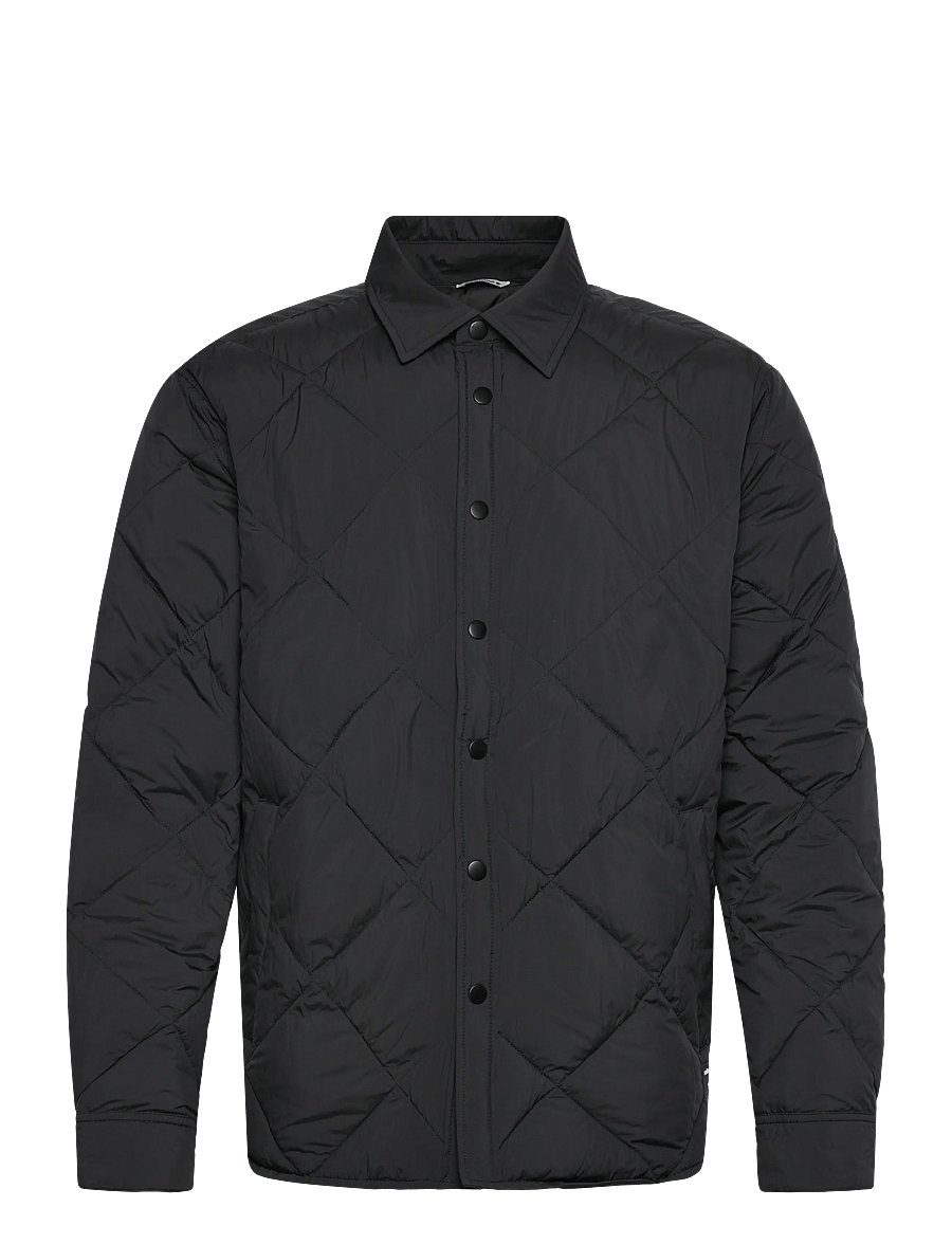 Björn Borg - CENTRE QUILTED OVERSHIRT - fleece & midlayer - black beauty - 0