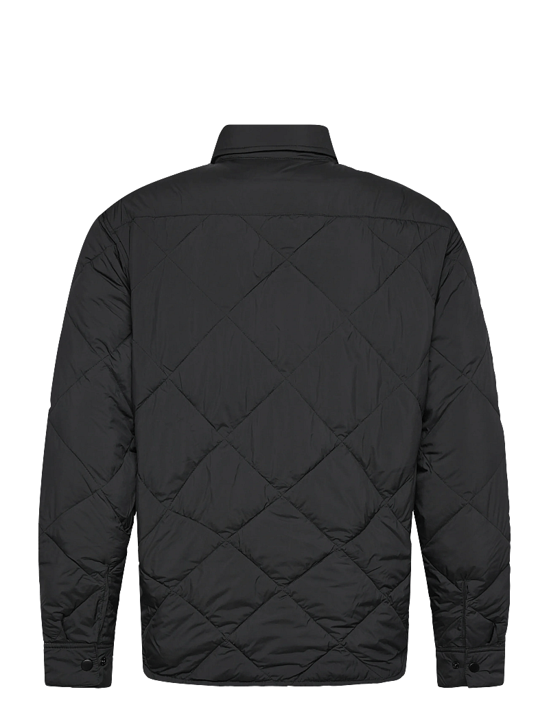 Björn Borg - CENTRE QUILTED OVERSHIRT - flisiniai ir viršutiniai drabužiai - black beauty - 1