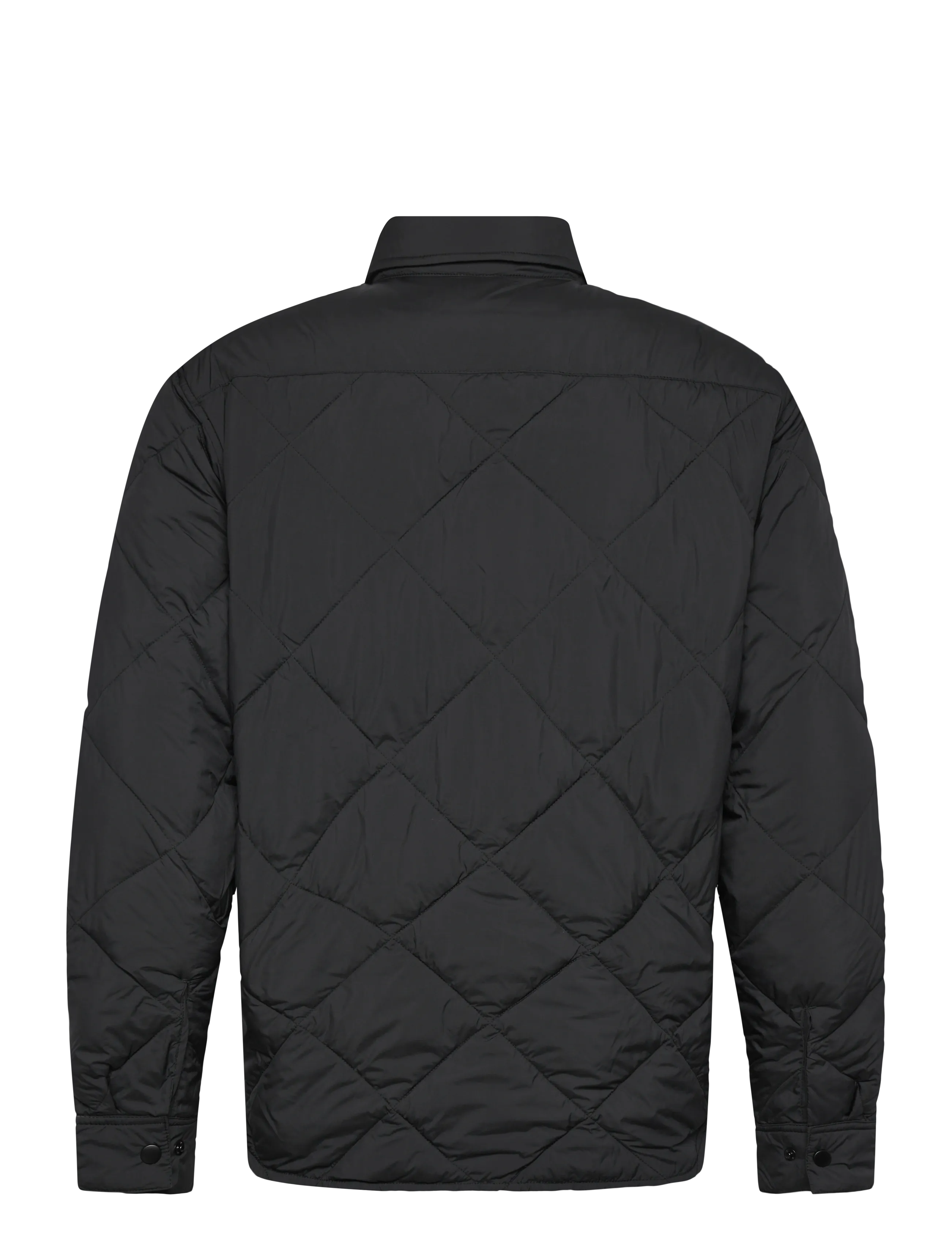 Björn Borg - CENTRE QUILTED OVERSHIRT - fleece og mellomlag - black beauty - 1