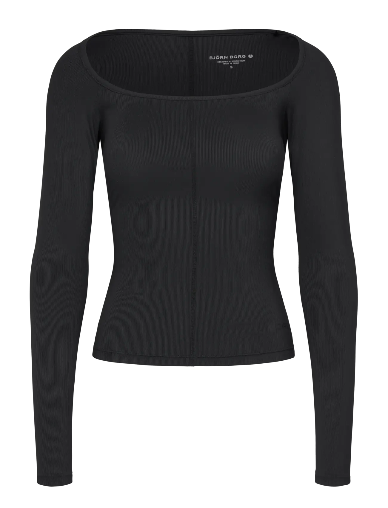 Björn Borg Studio Ballerina Long Sleeve, Kvinder, Ballerina Langærmet Top, Sort, Str: XL