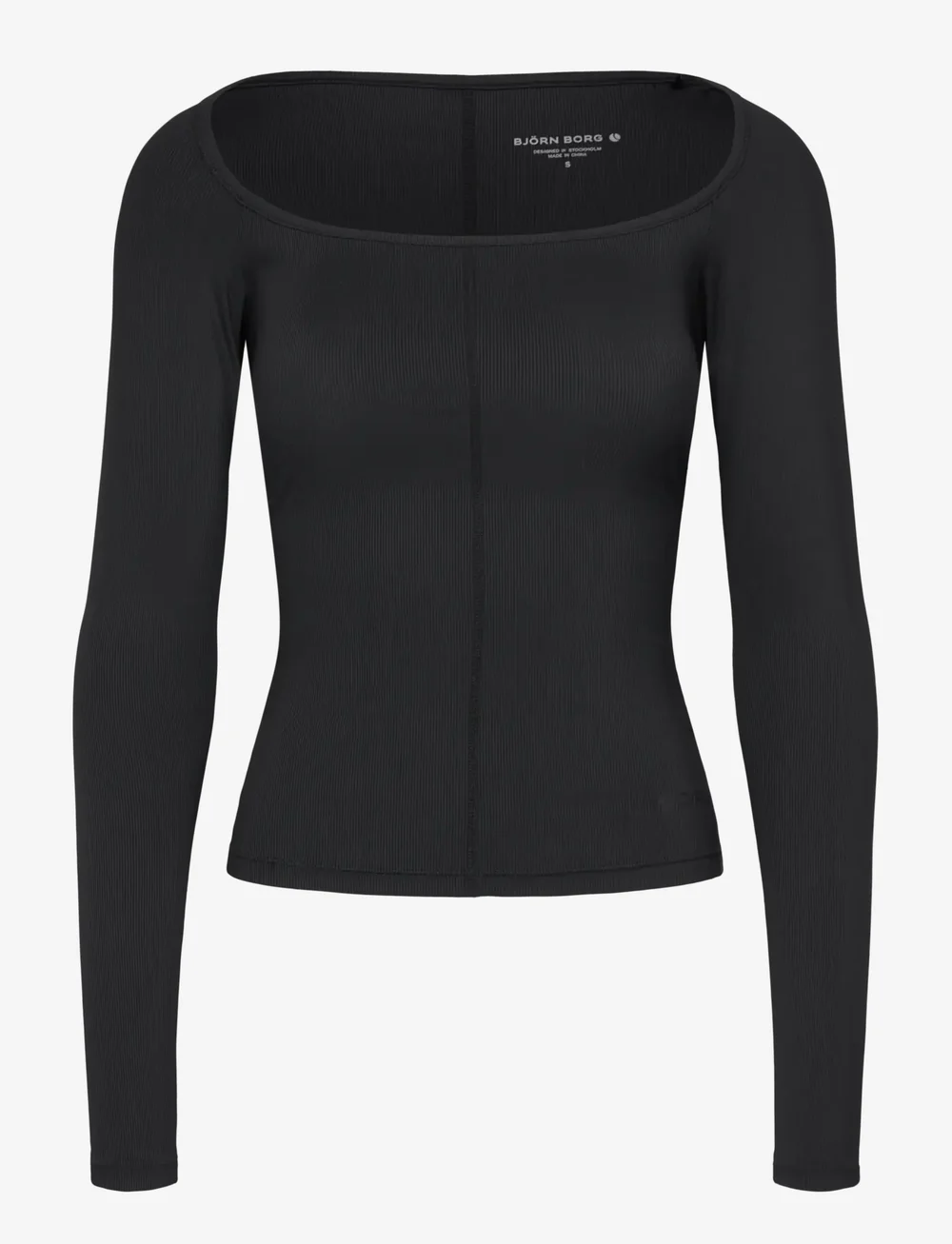 Björn Borg - STUDIO BALLERINA LONG SLEEVE - langarmshirts - black beauty - 0
