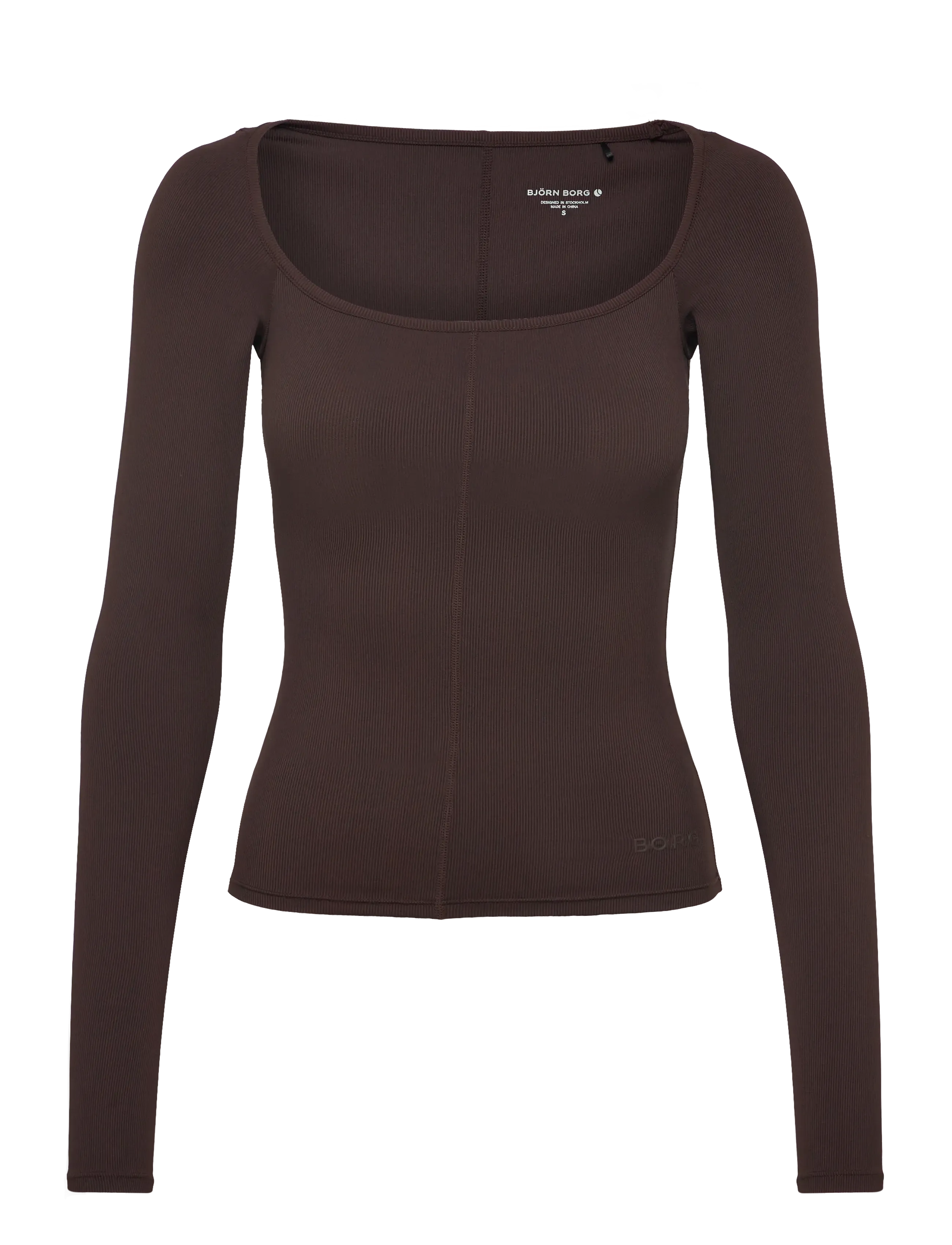 Björn Borg Studio Ballerina Long Sleeve, XL, Brown, Sports Overdele & T-shirts > Sport Long Sleeve Overdele, Dame