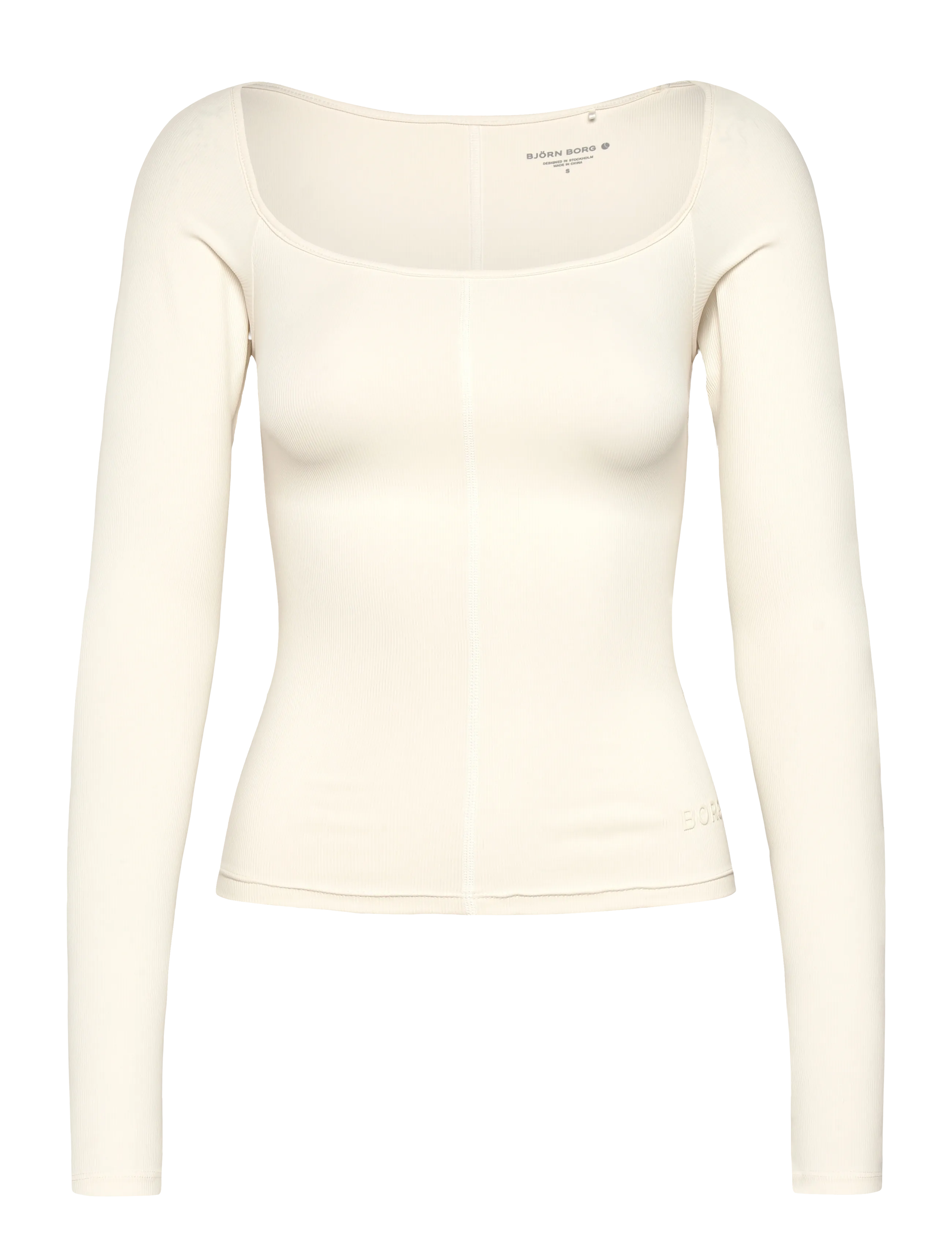 BJÖRN BORG Studio Ballerina Lange Ärmel Cream - L - Damen