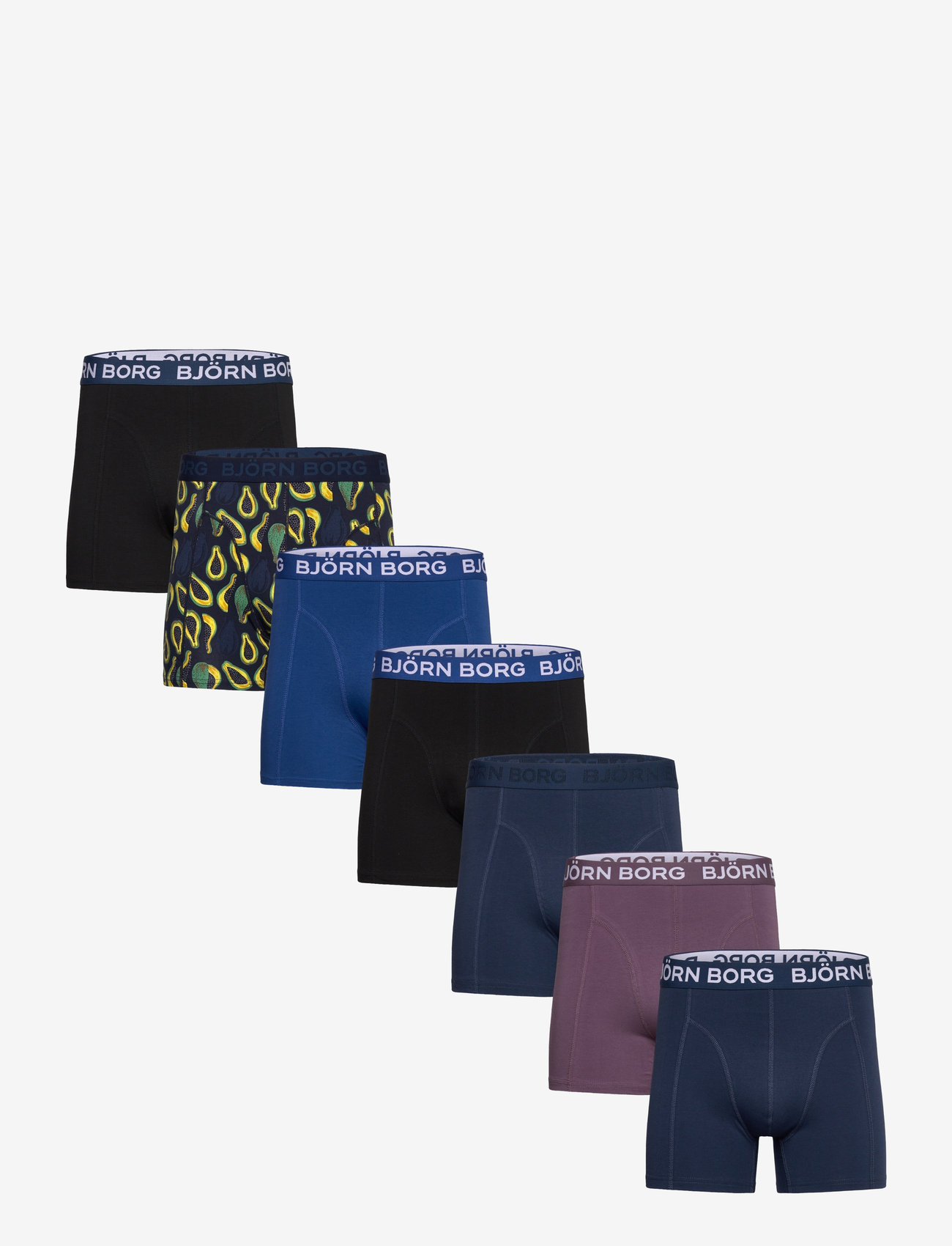 Björn Borg - COTTON STRETCH BOXER 7p - aluspükste mitmikpakk - multipack 2 - 0