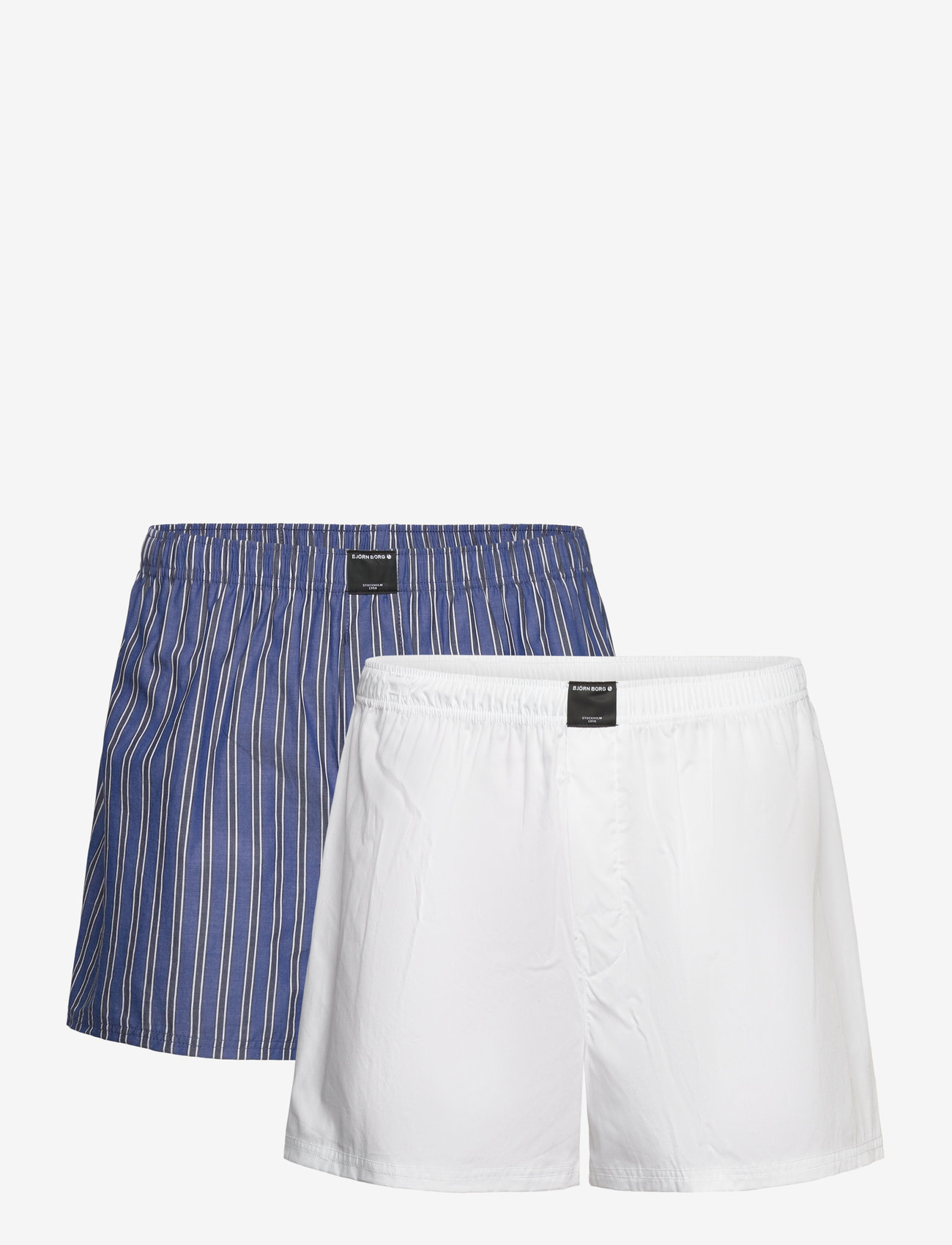 Björn Borg - COTTON STRETCH WOVEN BOXER SHORTS 2p - casual shorts - multipack 1 - 0